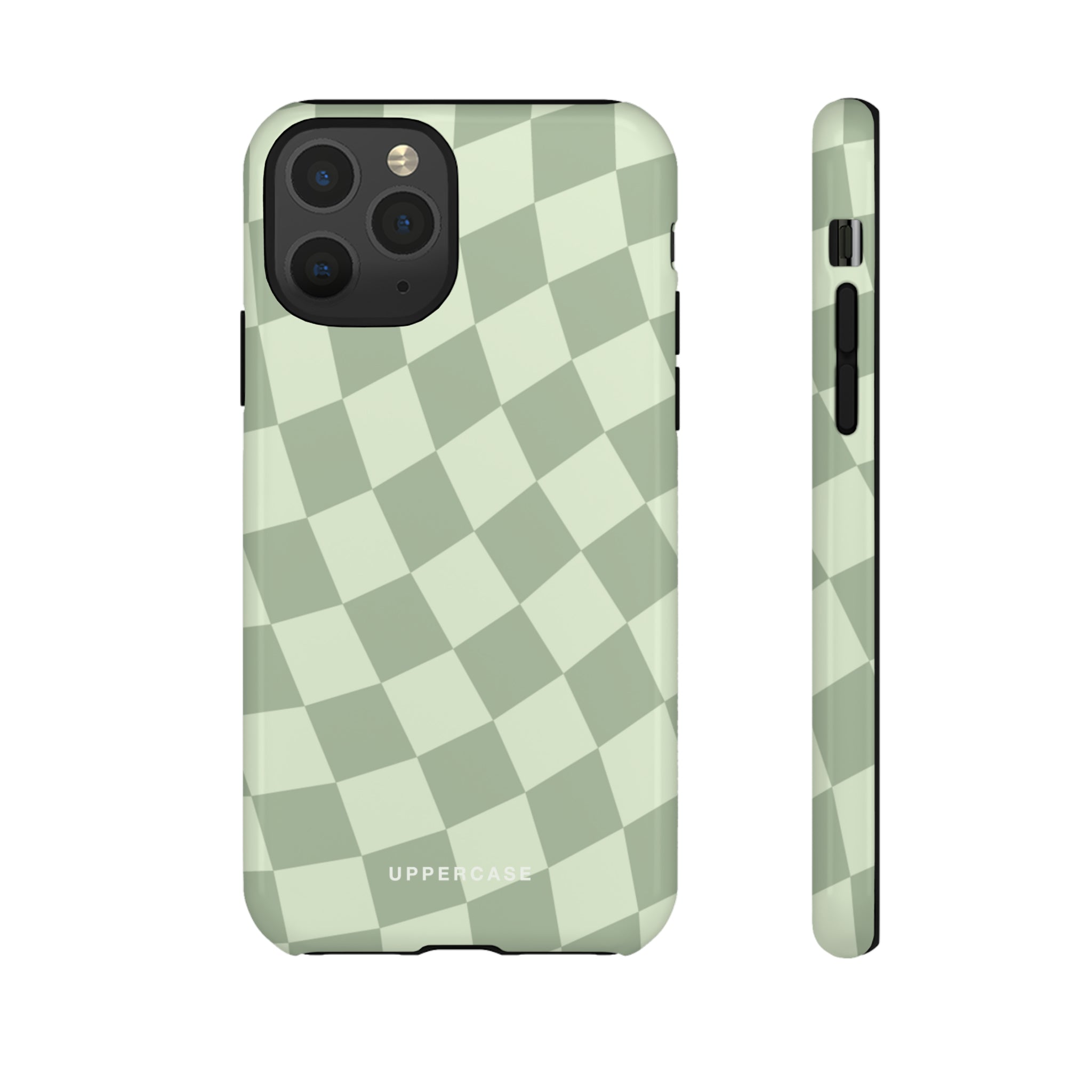 Wavy Check - Sage & Mint - Strong Case