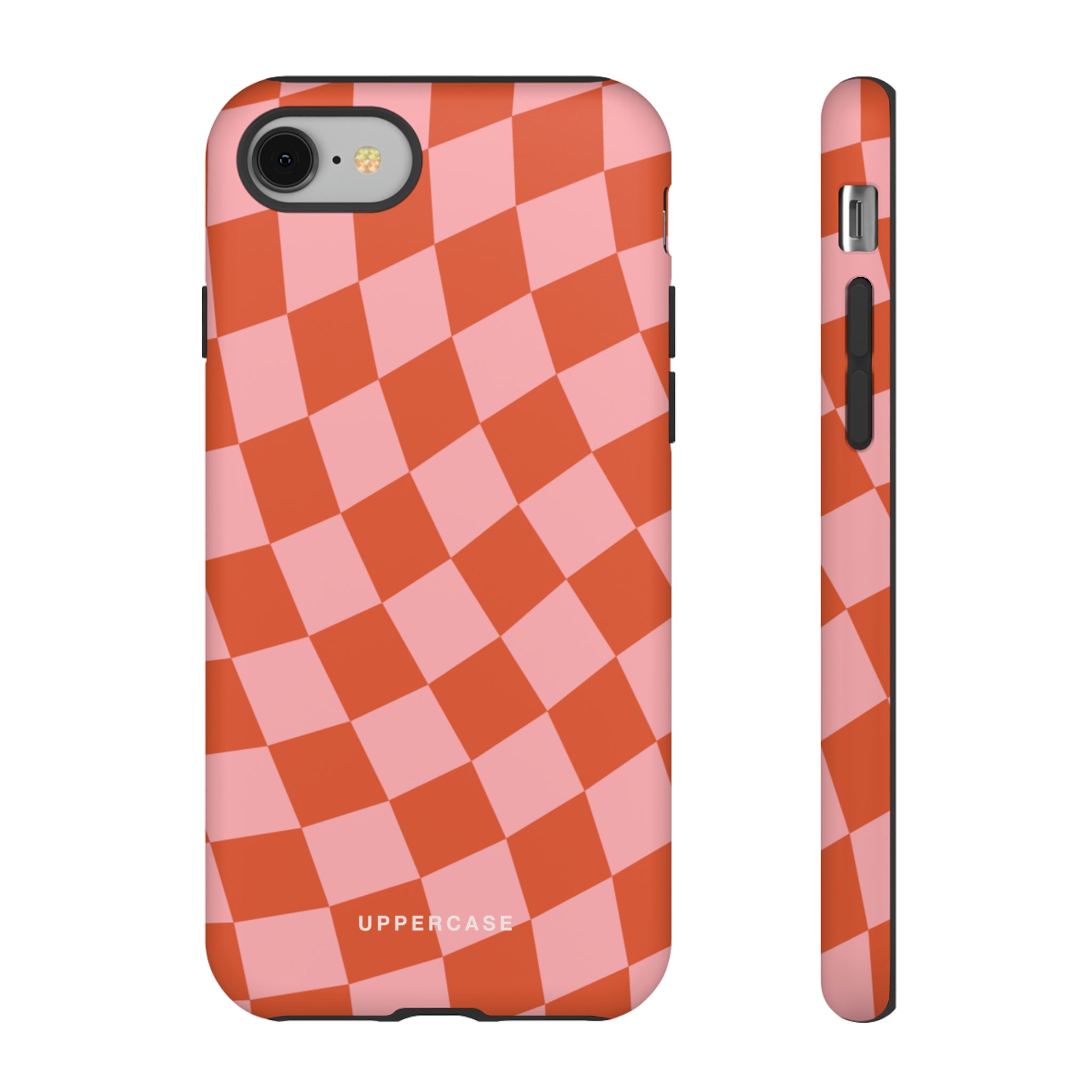 Wavy Check - Strawberry - Strong Case