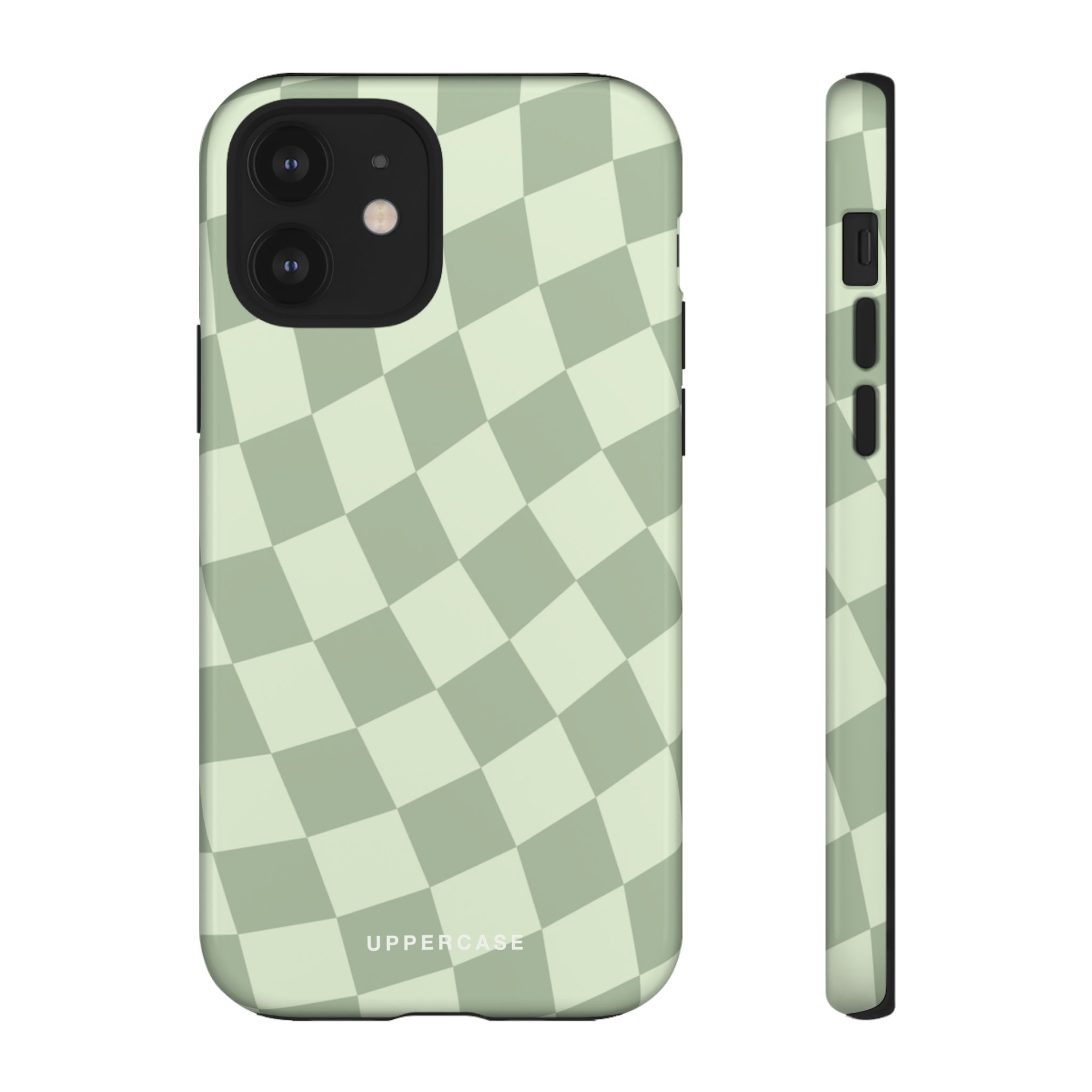 Wavy Check - Sage & Mint - Strong Case