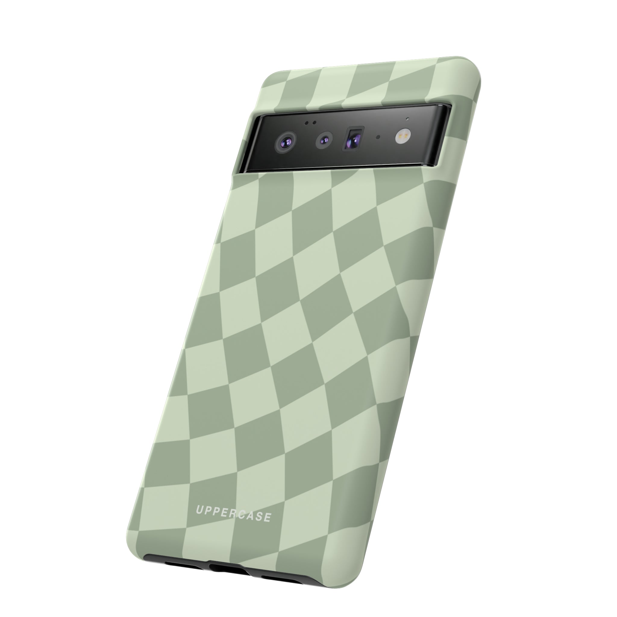 Wavy Check - Sage & Mint - Strong Case