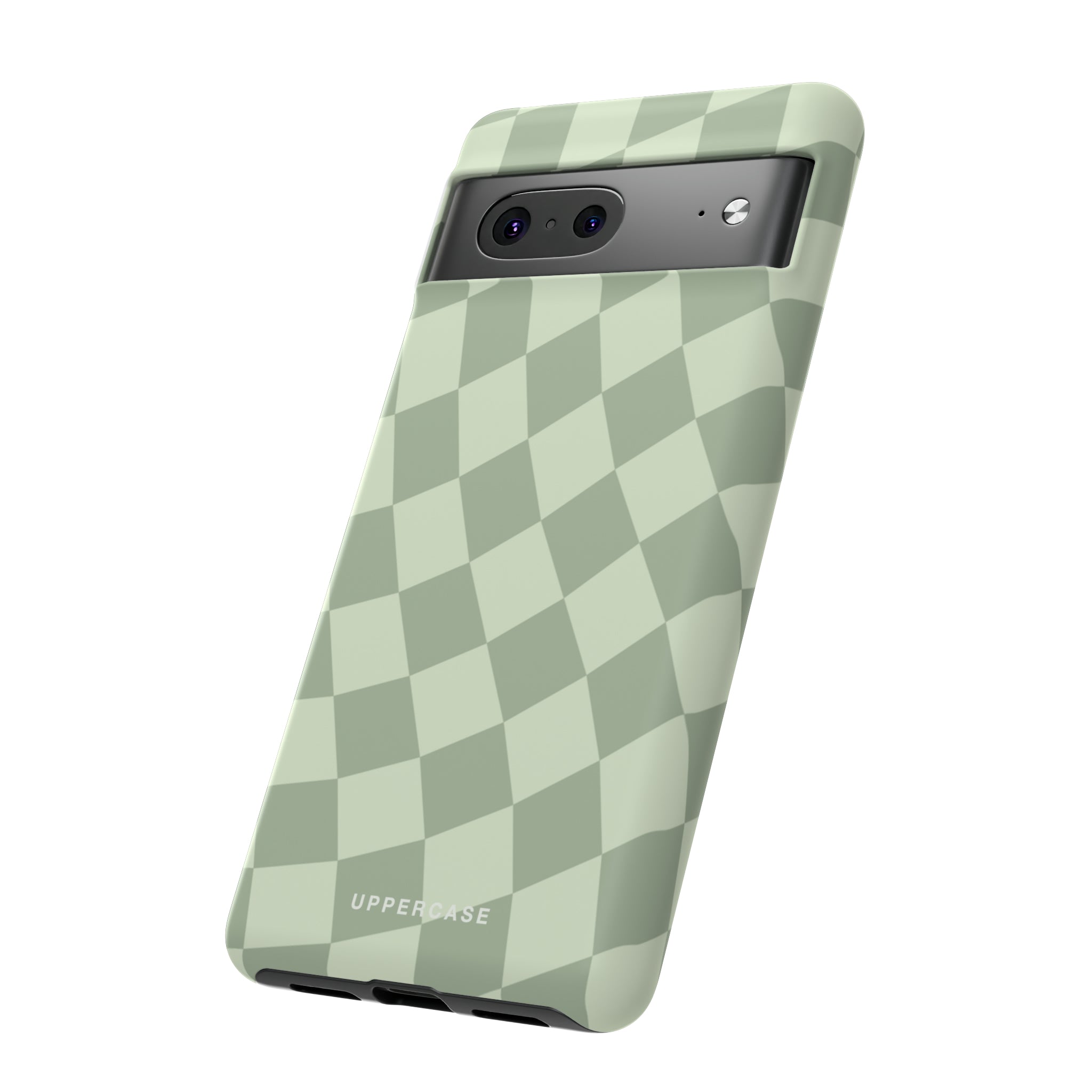 Wavy Check - Sage & Mint - Strong Case