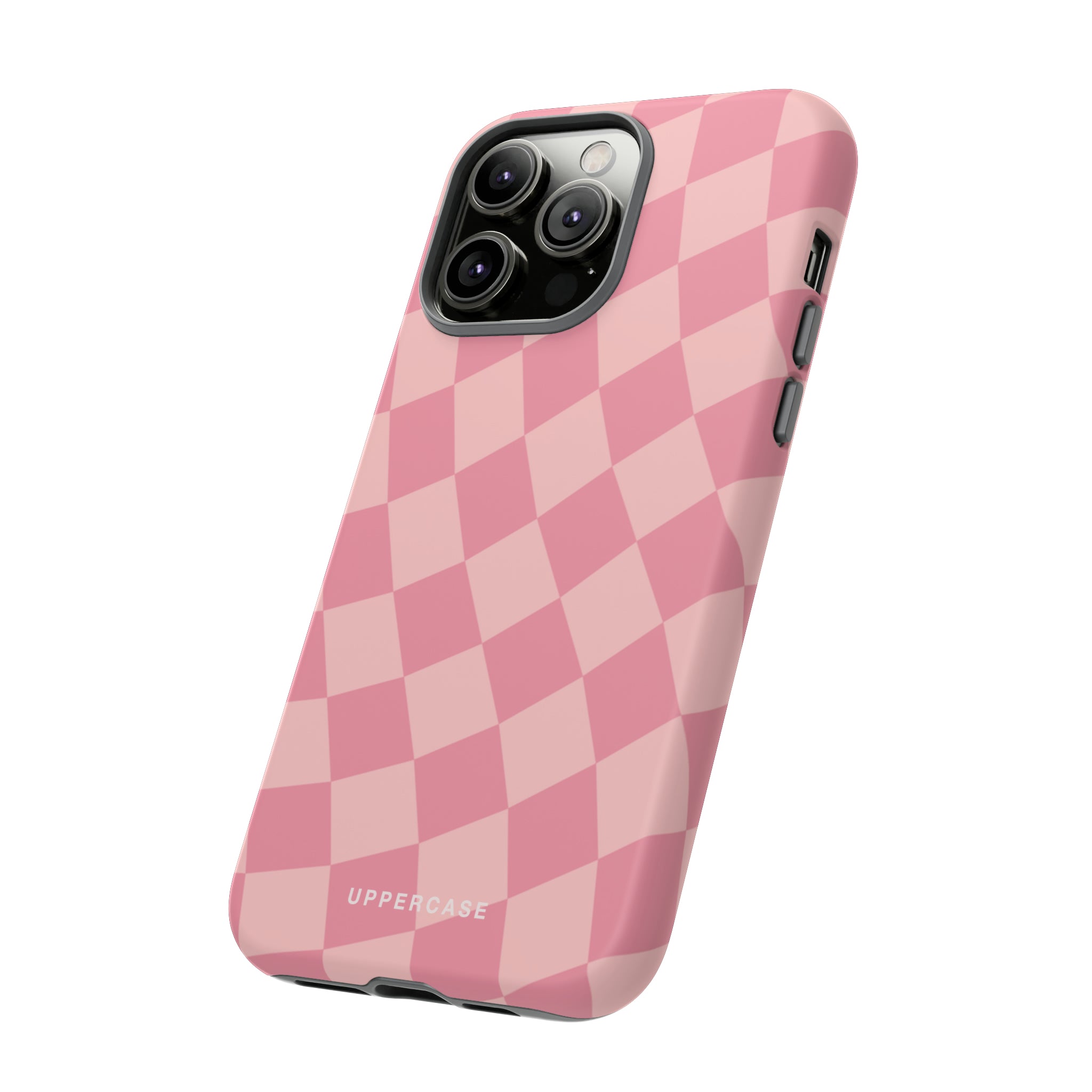 Wavy Check - Modern Pink - Strong Case