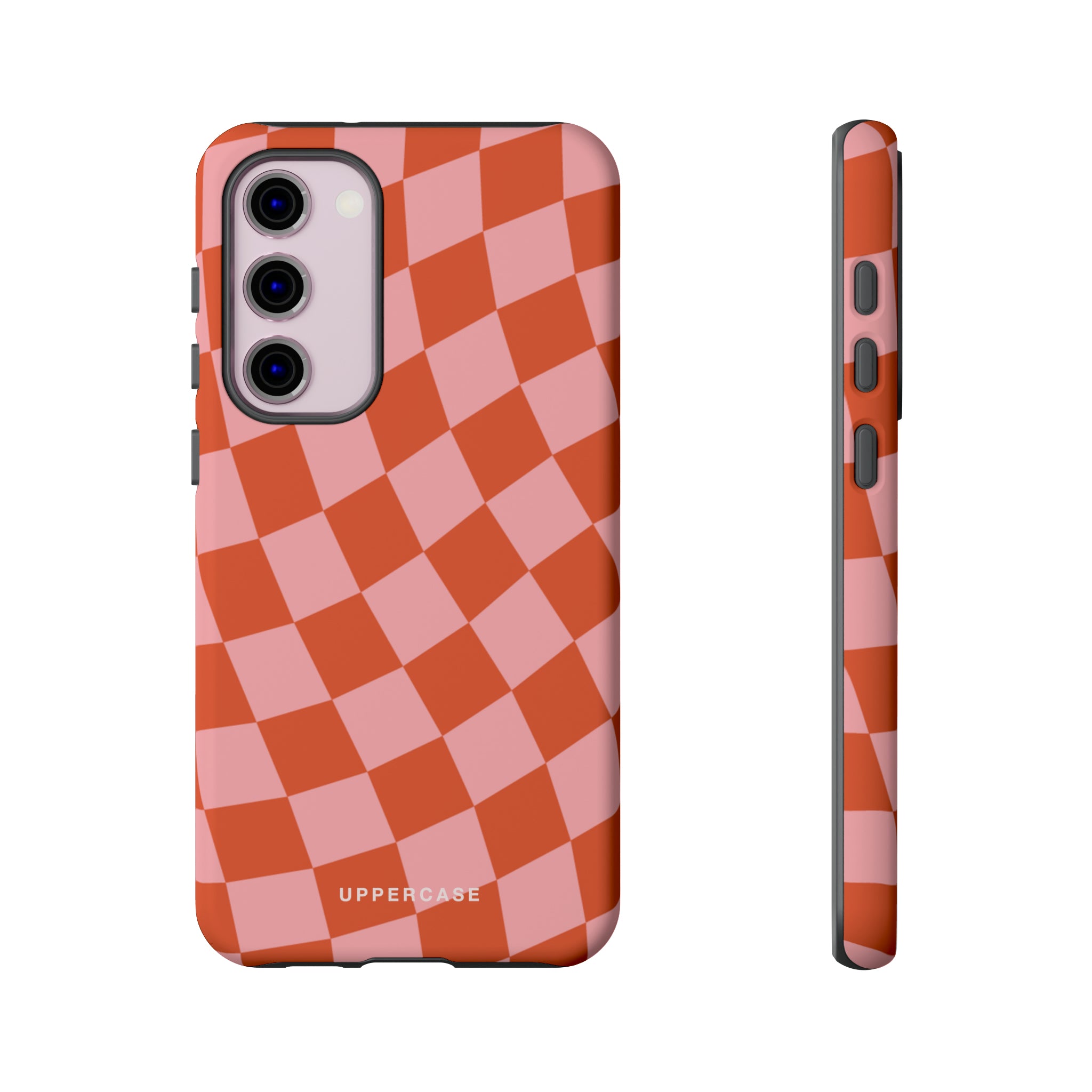 Wavy Check - Strawberry - Strong Case