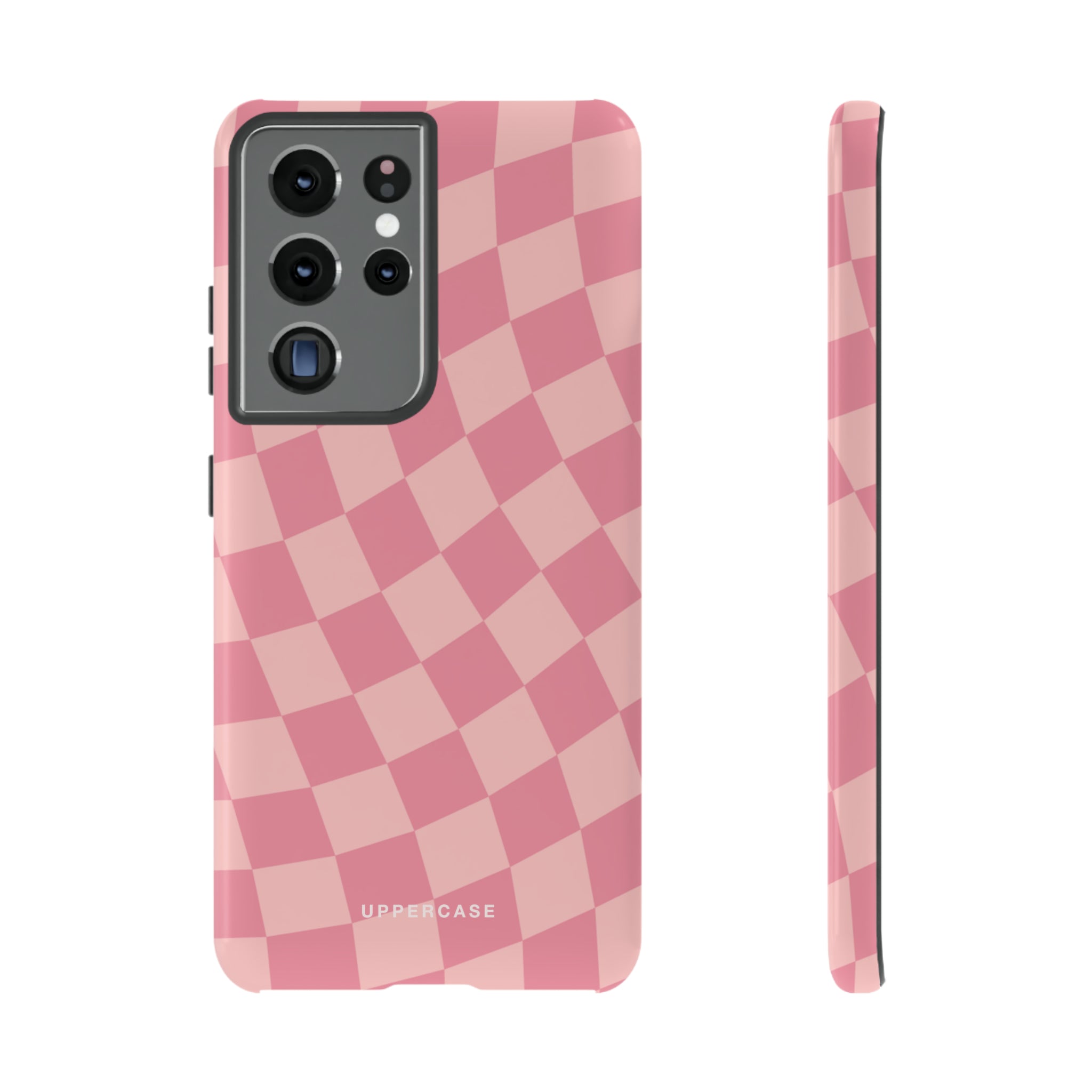 Wavy Check - Modern Pink - Strong Case