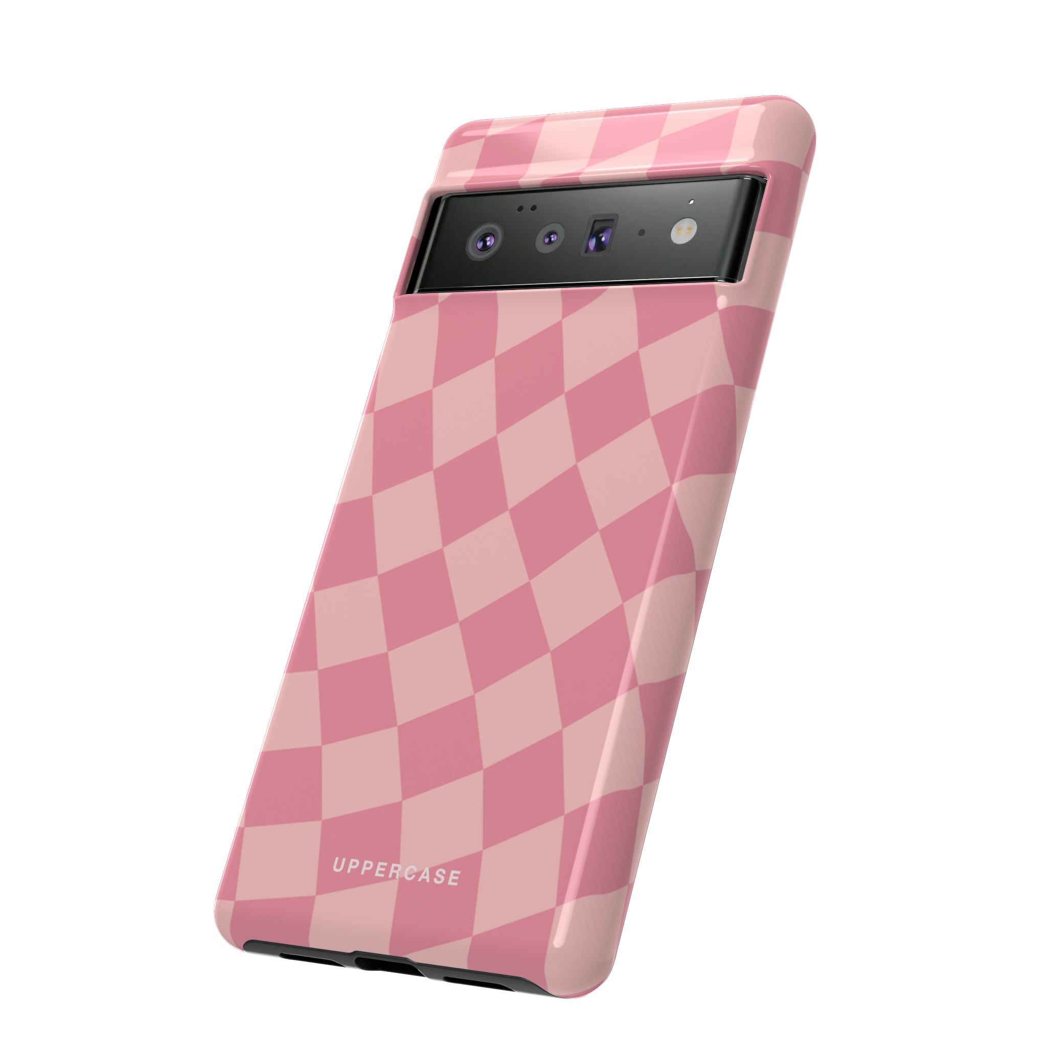 Wavy Check - Modern Pink - Strong Case