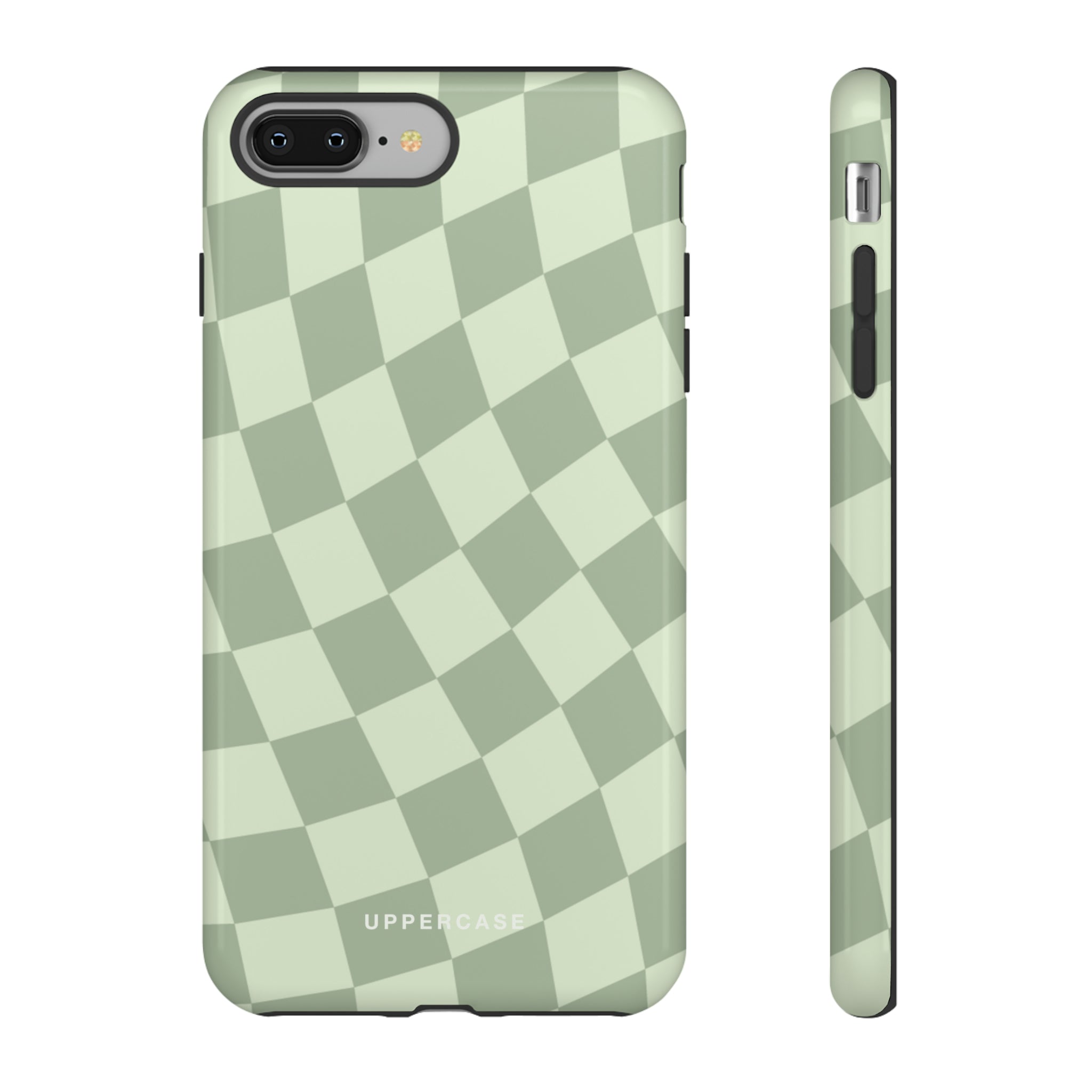 Wavy Check - Sage & Mint - Strong Case