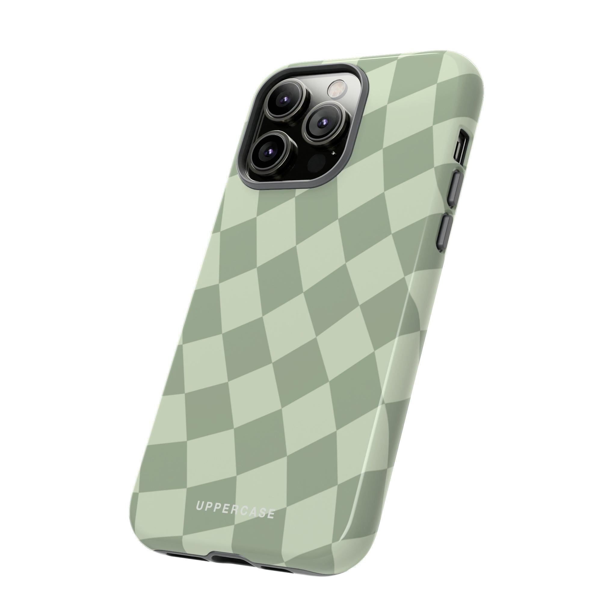 Wavy Check - Sage & Mint - Strong Case