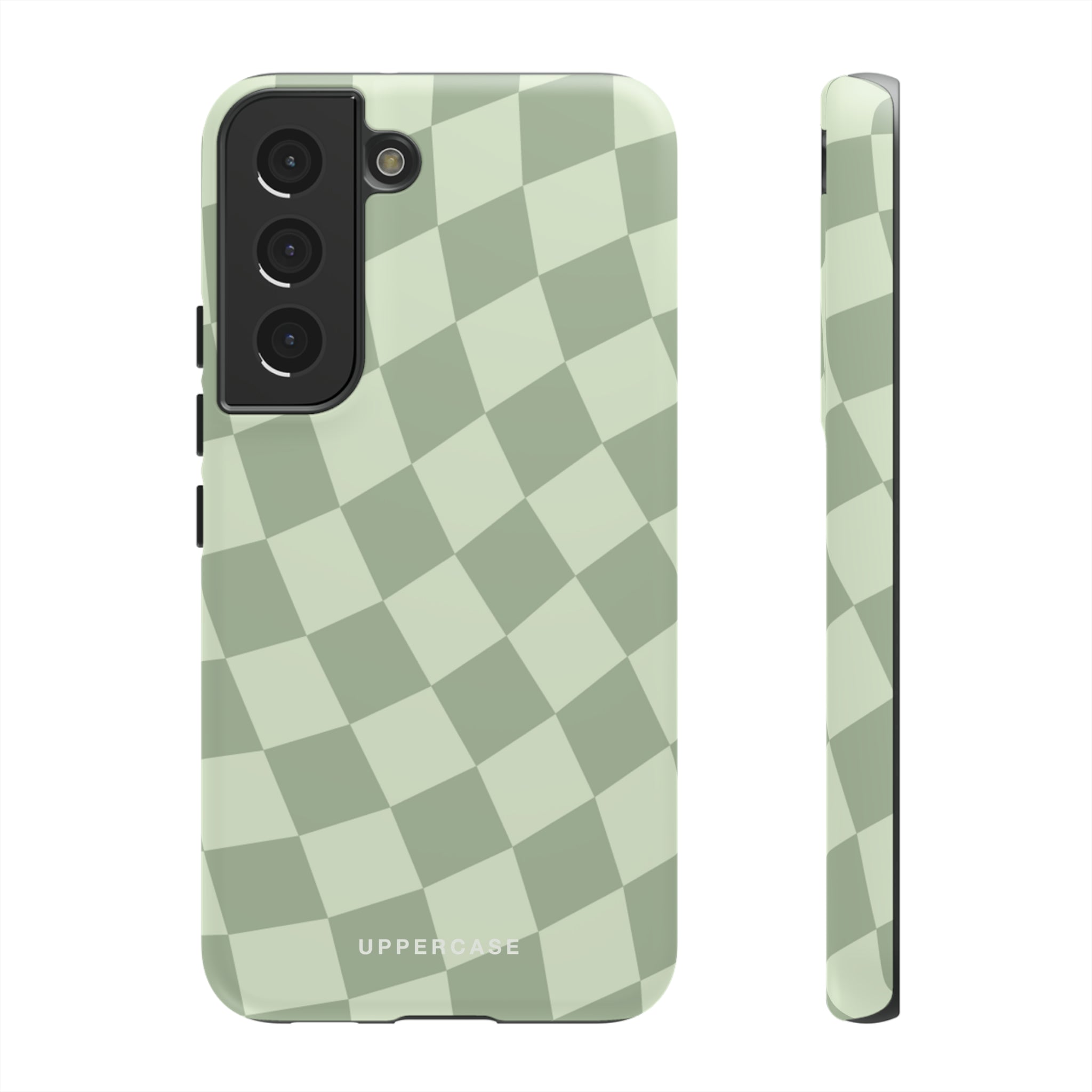 Wavy Check - Sage & Mint - Strong Case