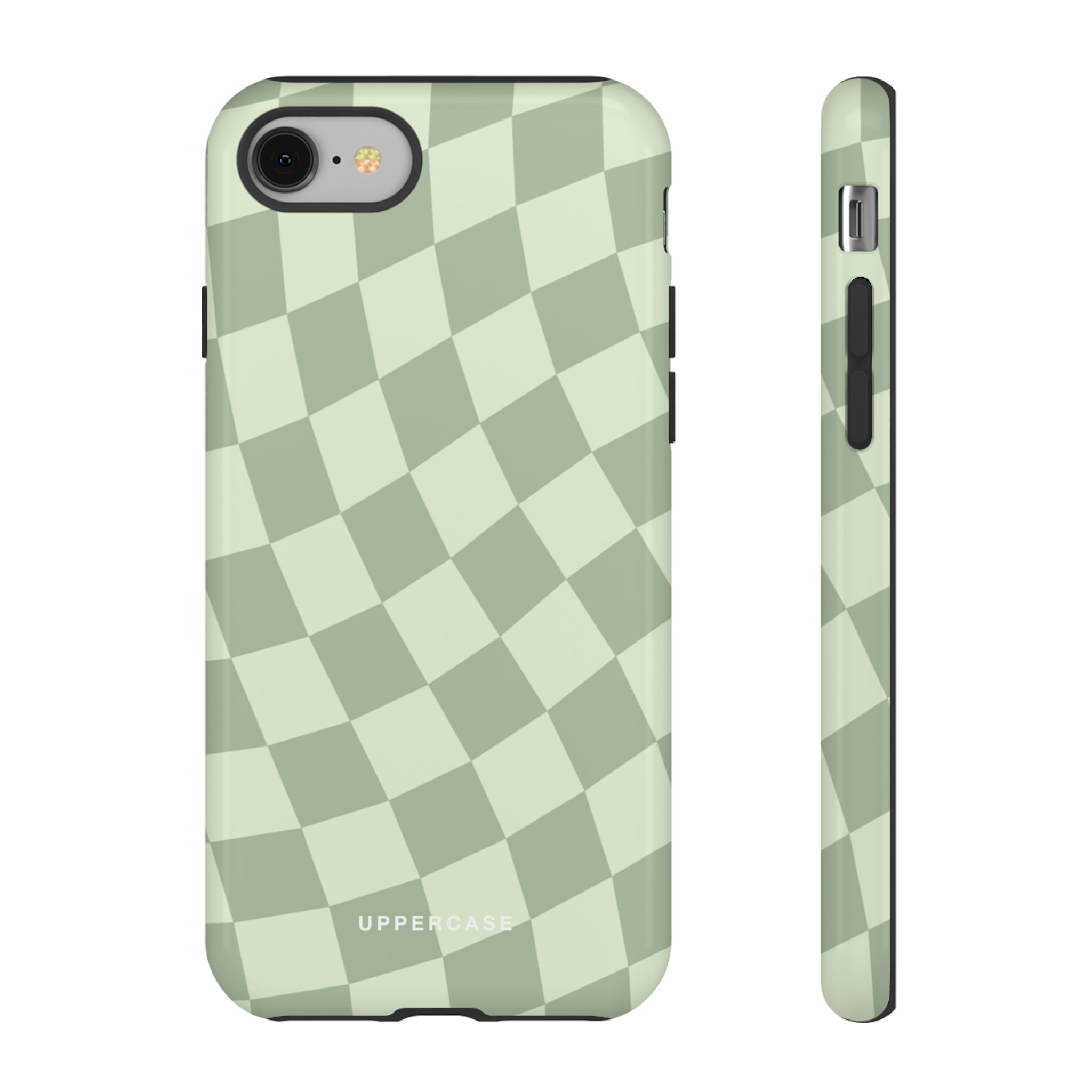 Wavy Check - Sage & Mint - Strong Case