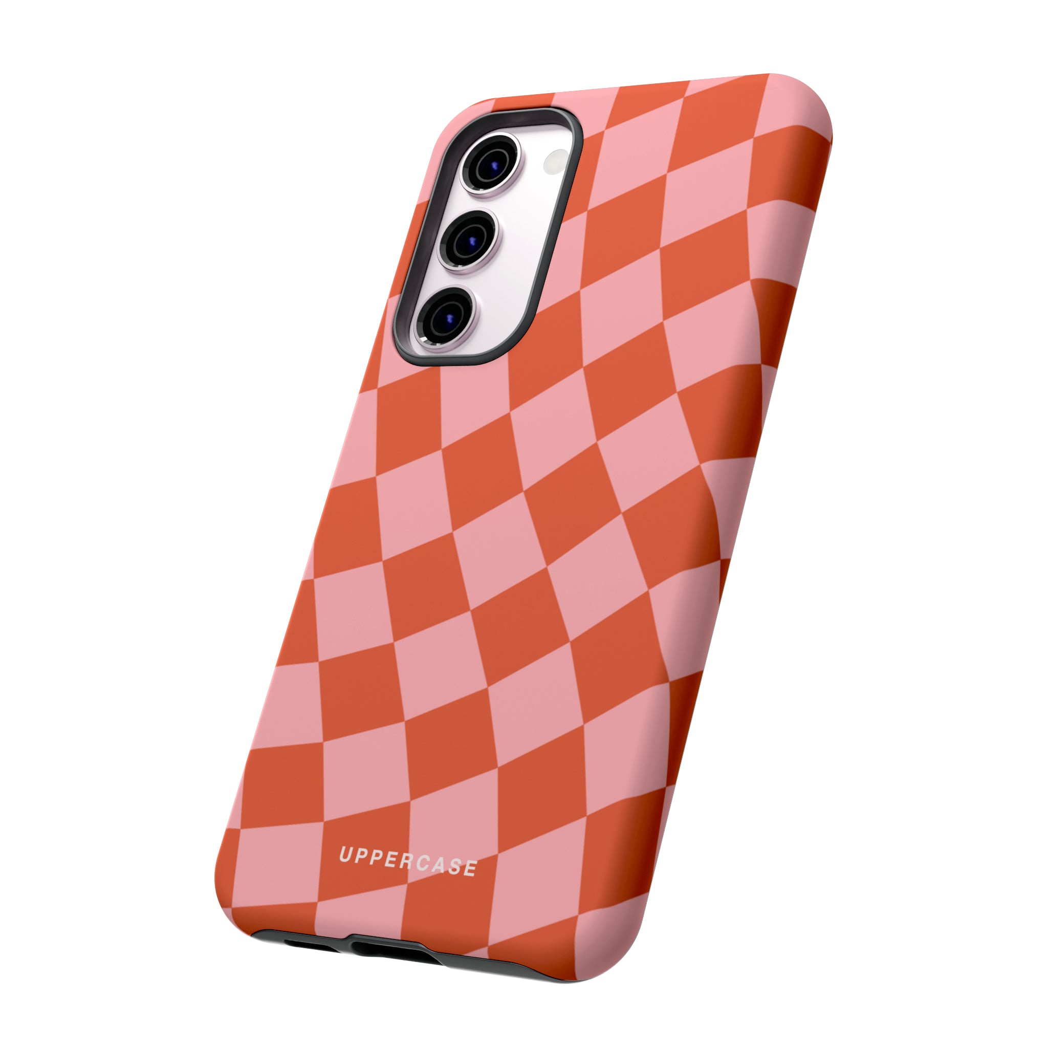 Wavy Check - Strawberry - Strong Case