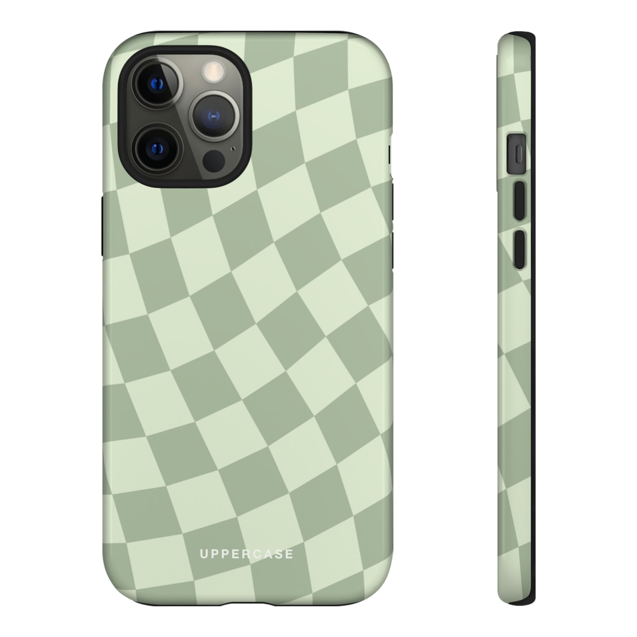 Wavy Check - Sage & Mint - Strong Case