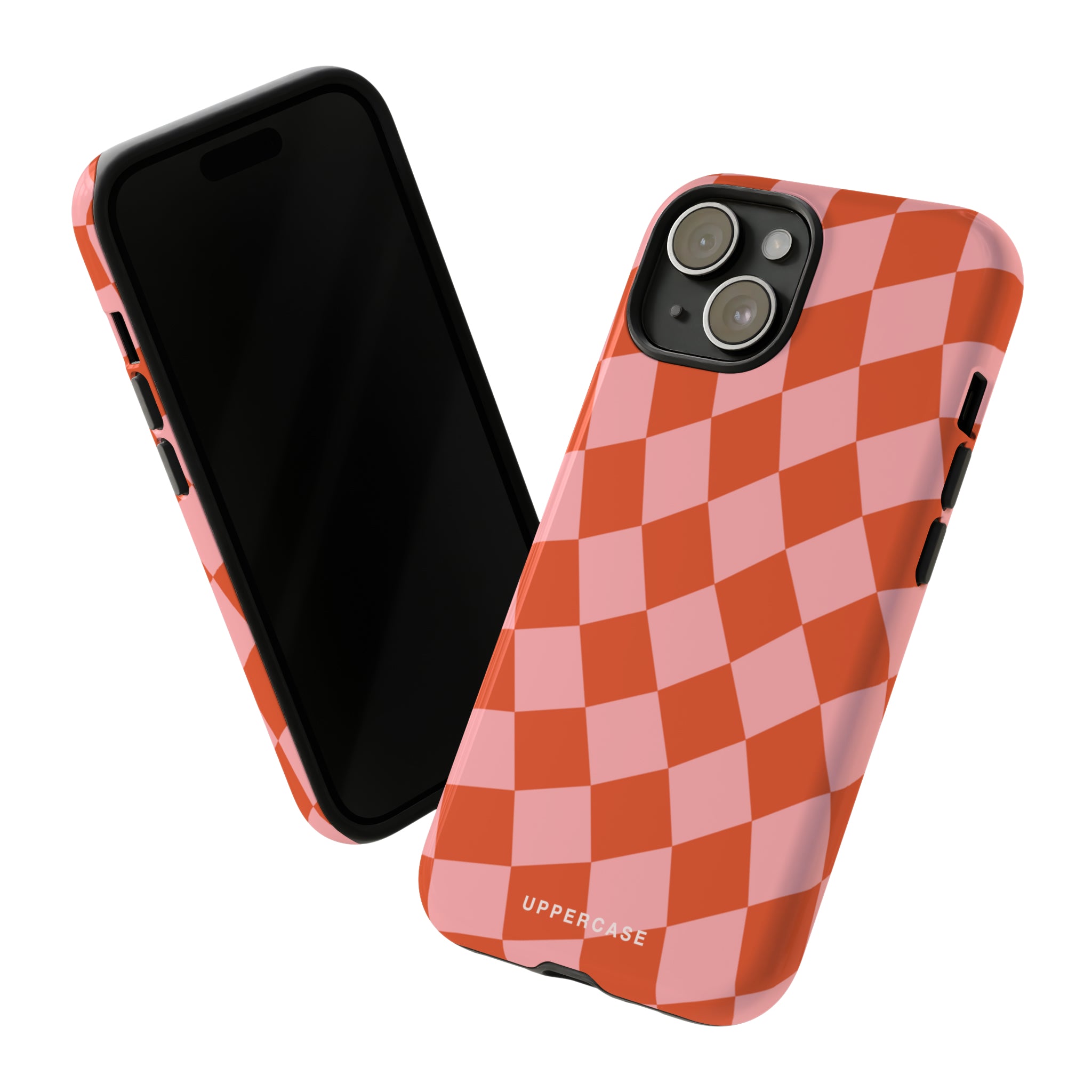 Wavy Check - Strawberry - Strong Case