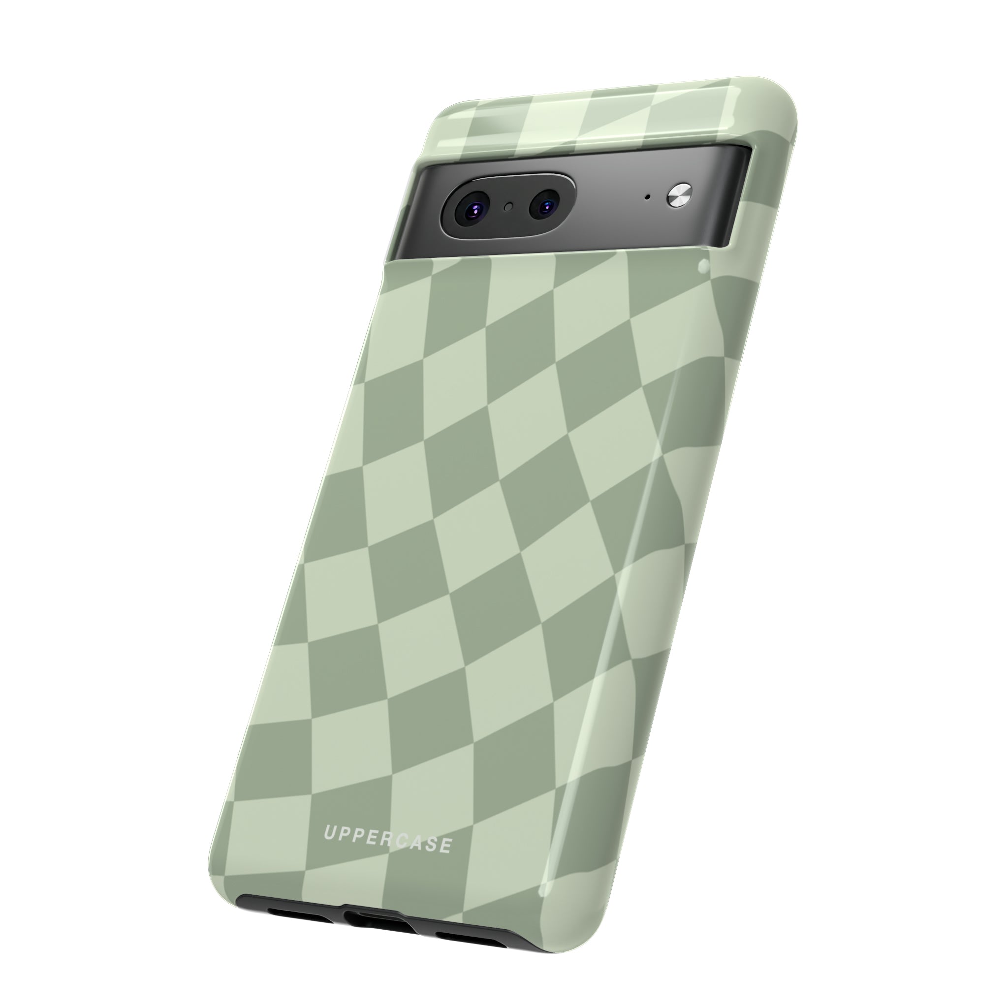 Wavy Check - Sage & Mint - Strong Case