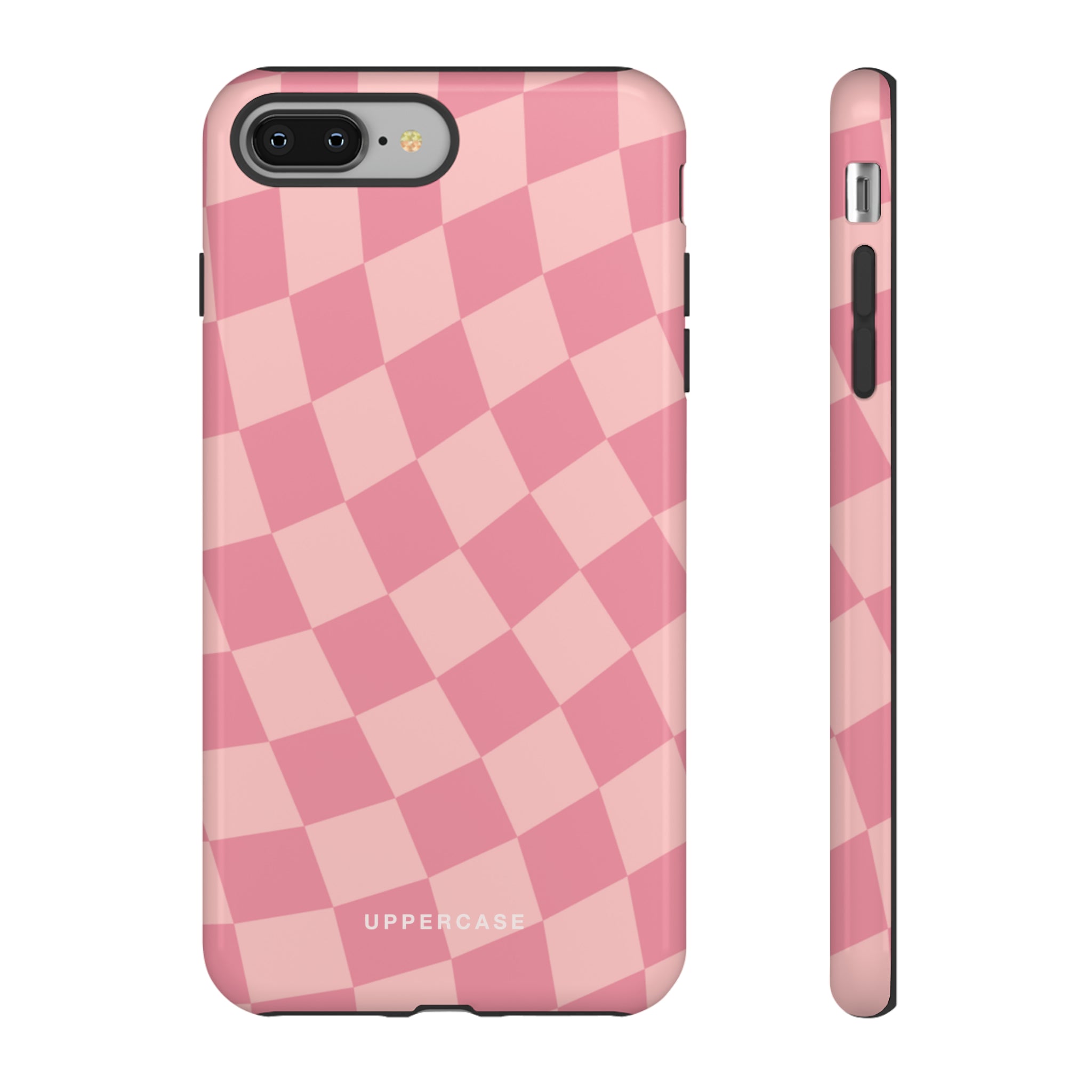 Wavy Check - Modern Pink - Strong Case