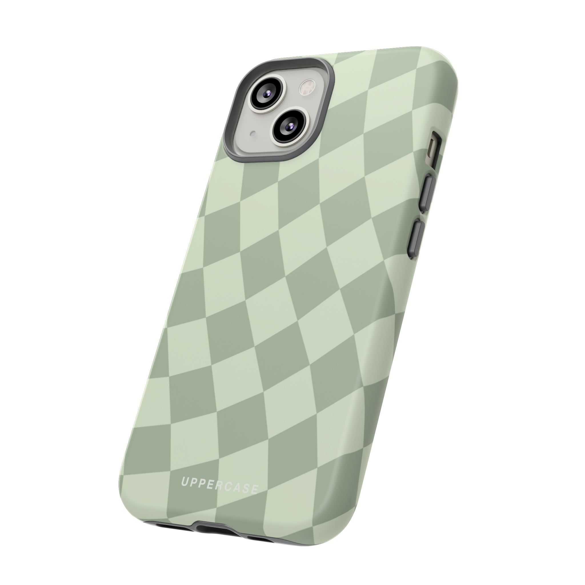 Wavy Check - Sage & Mint - Strong Case