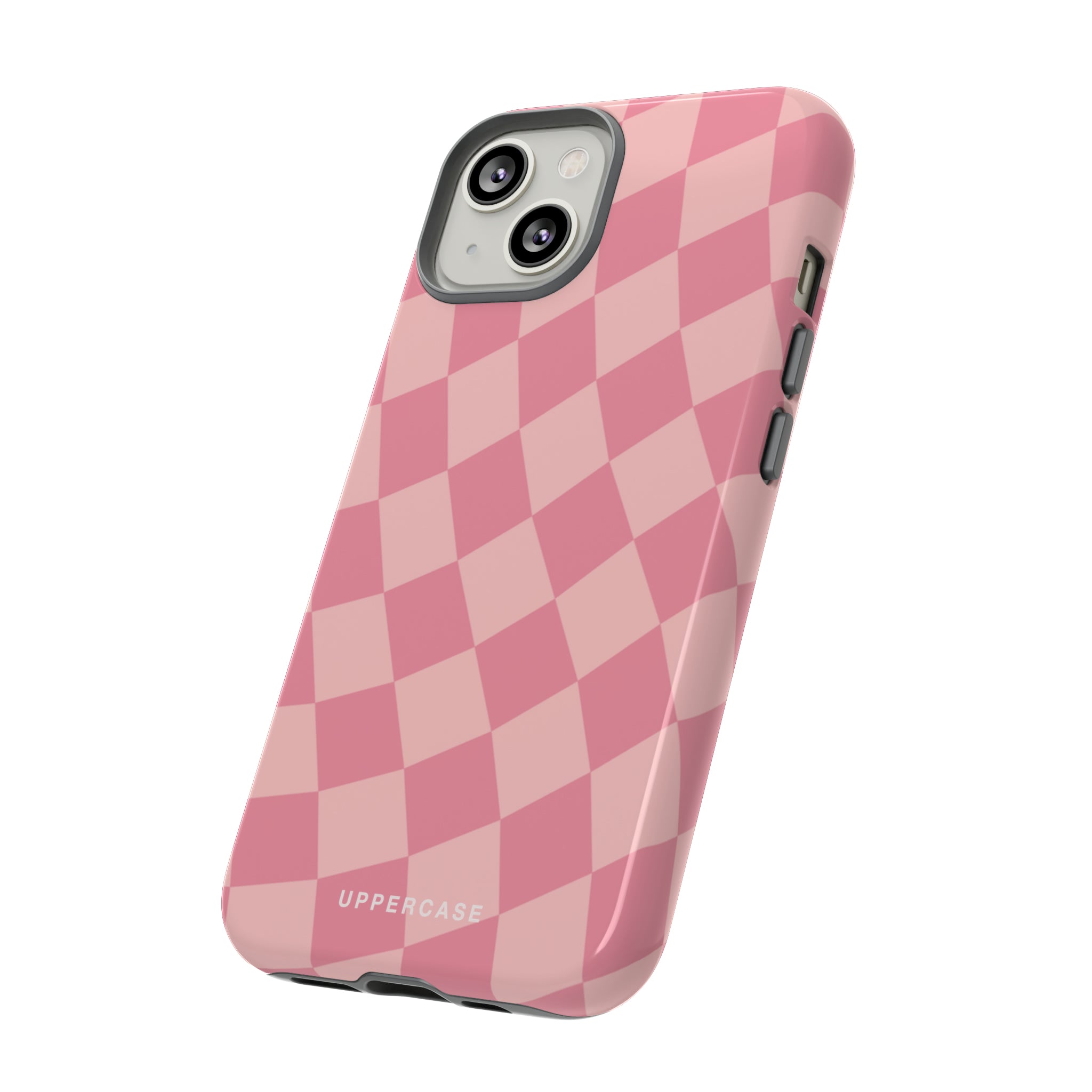 Wavy Check - Modern Pink - Strong Case