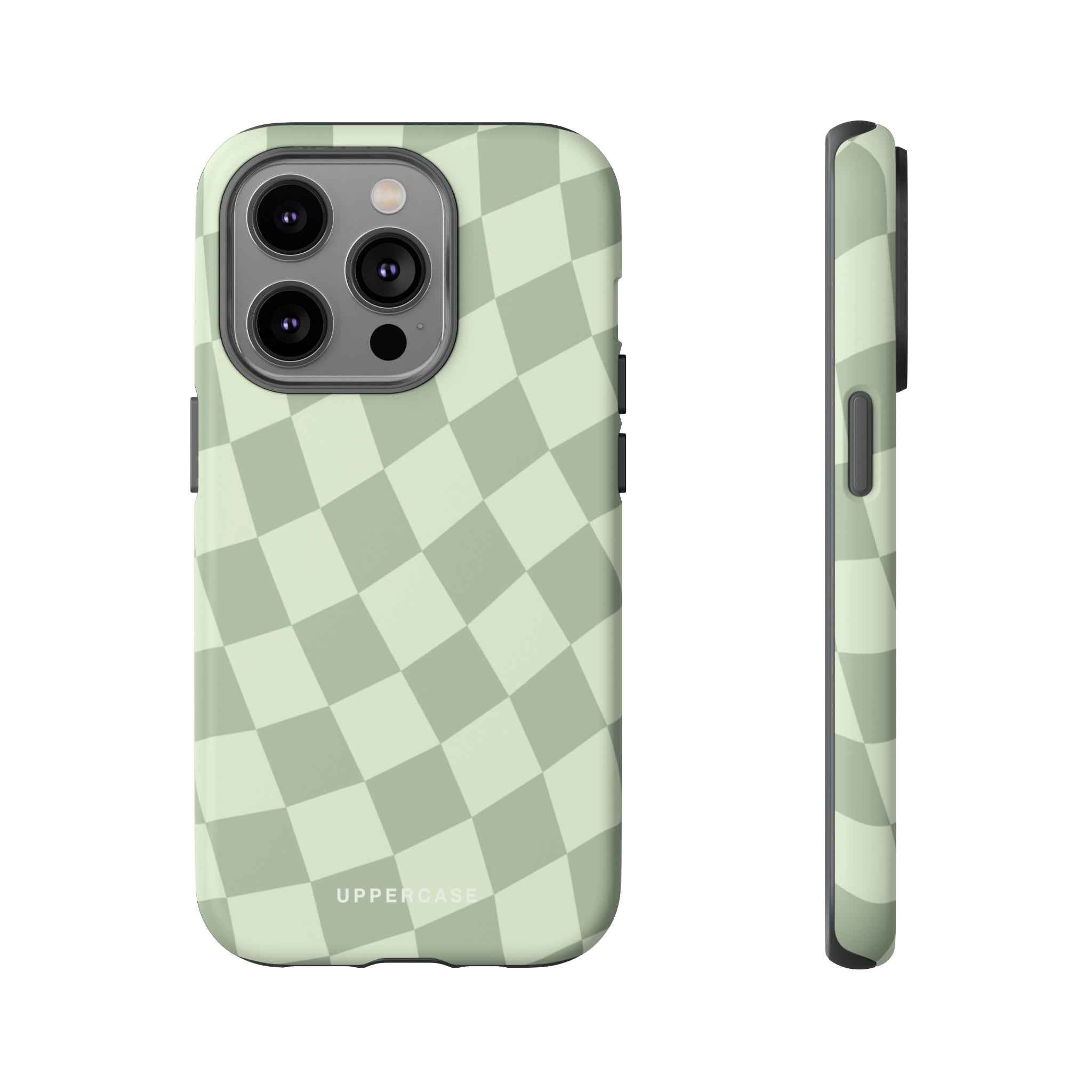 Wavy Check - Sage & Mint - Strong Case