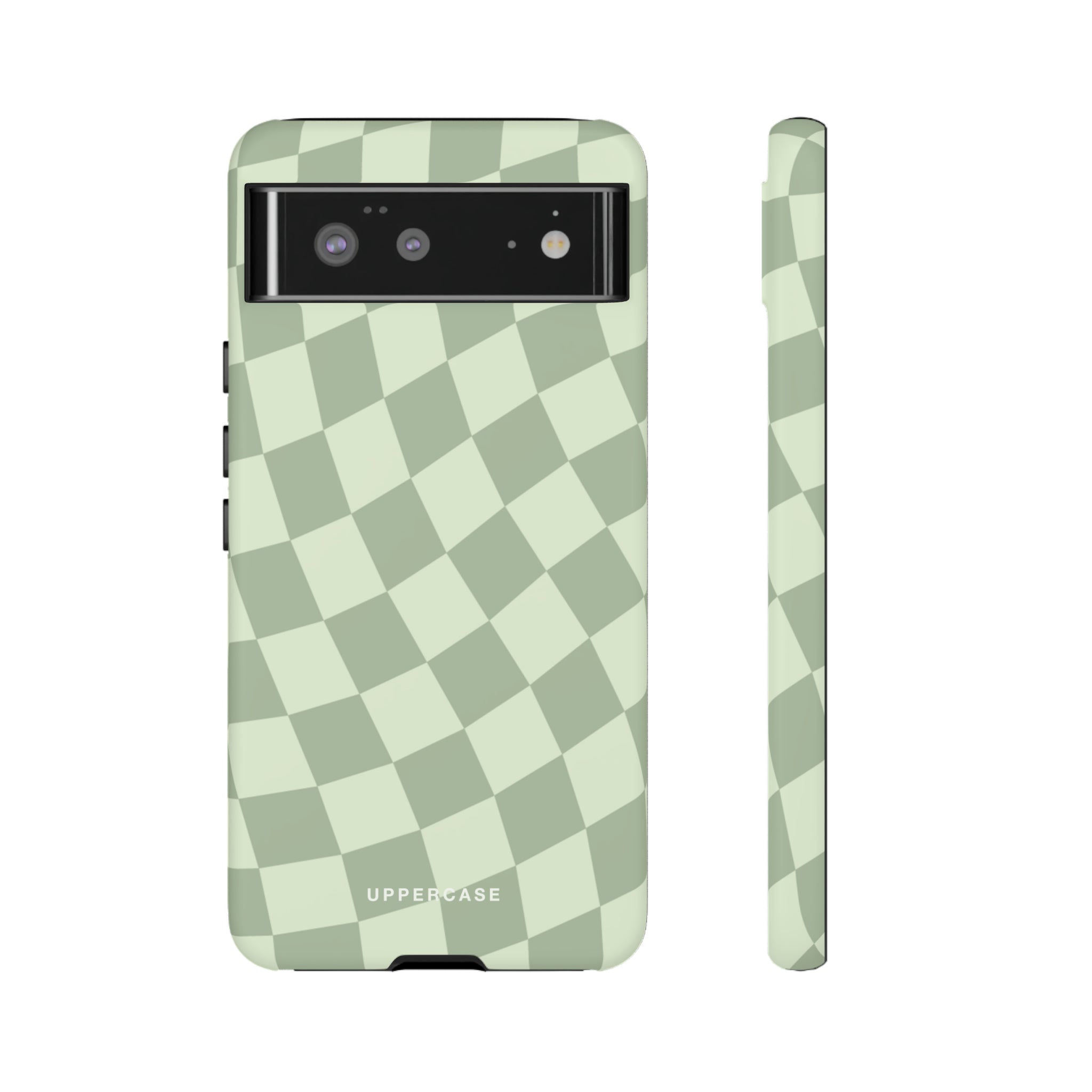 Wavy Check - Sage & Mint - Strong Case