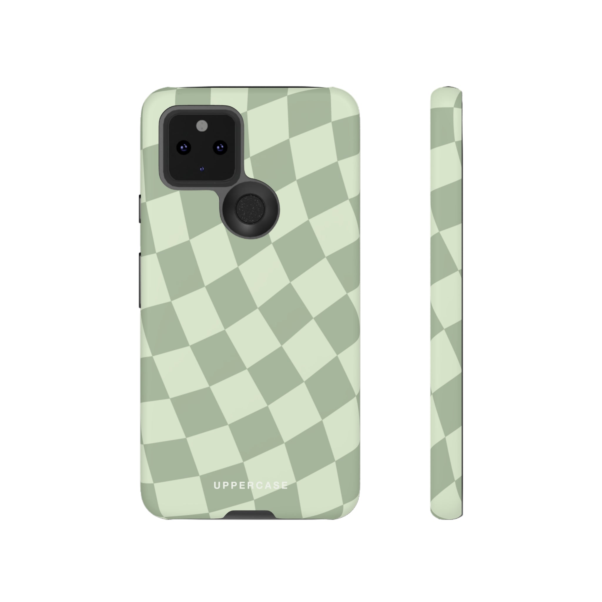 Wavy Check - Sage & Mint - Strong Case