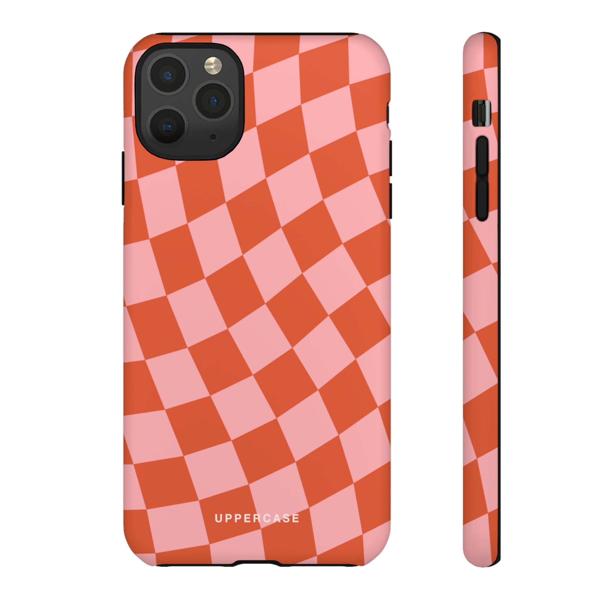 Wavy Check - Strawberry - Strong Case