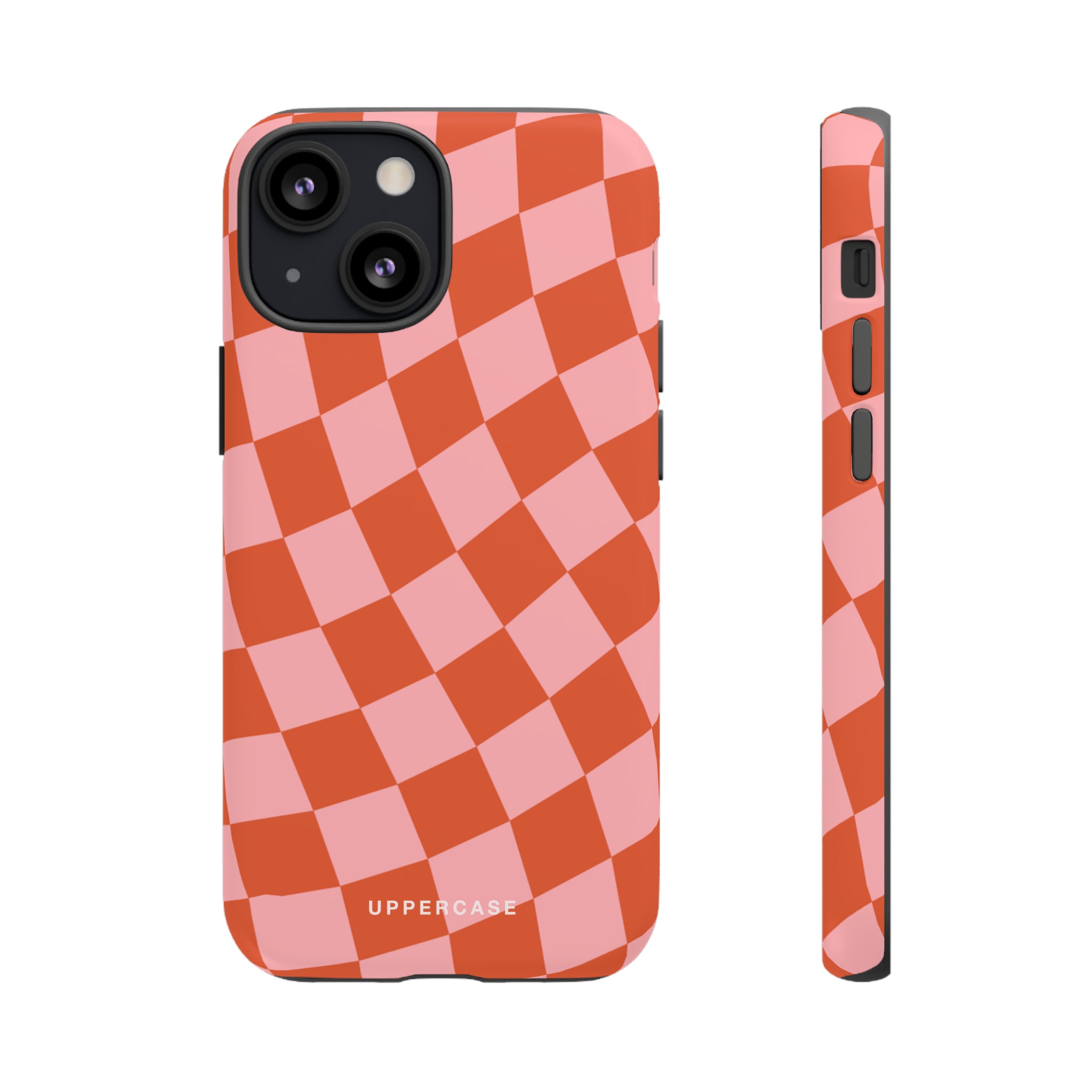 Wavy Check - Strawberry - Strong Case