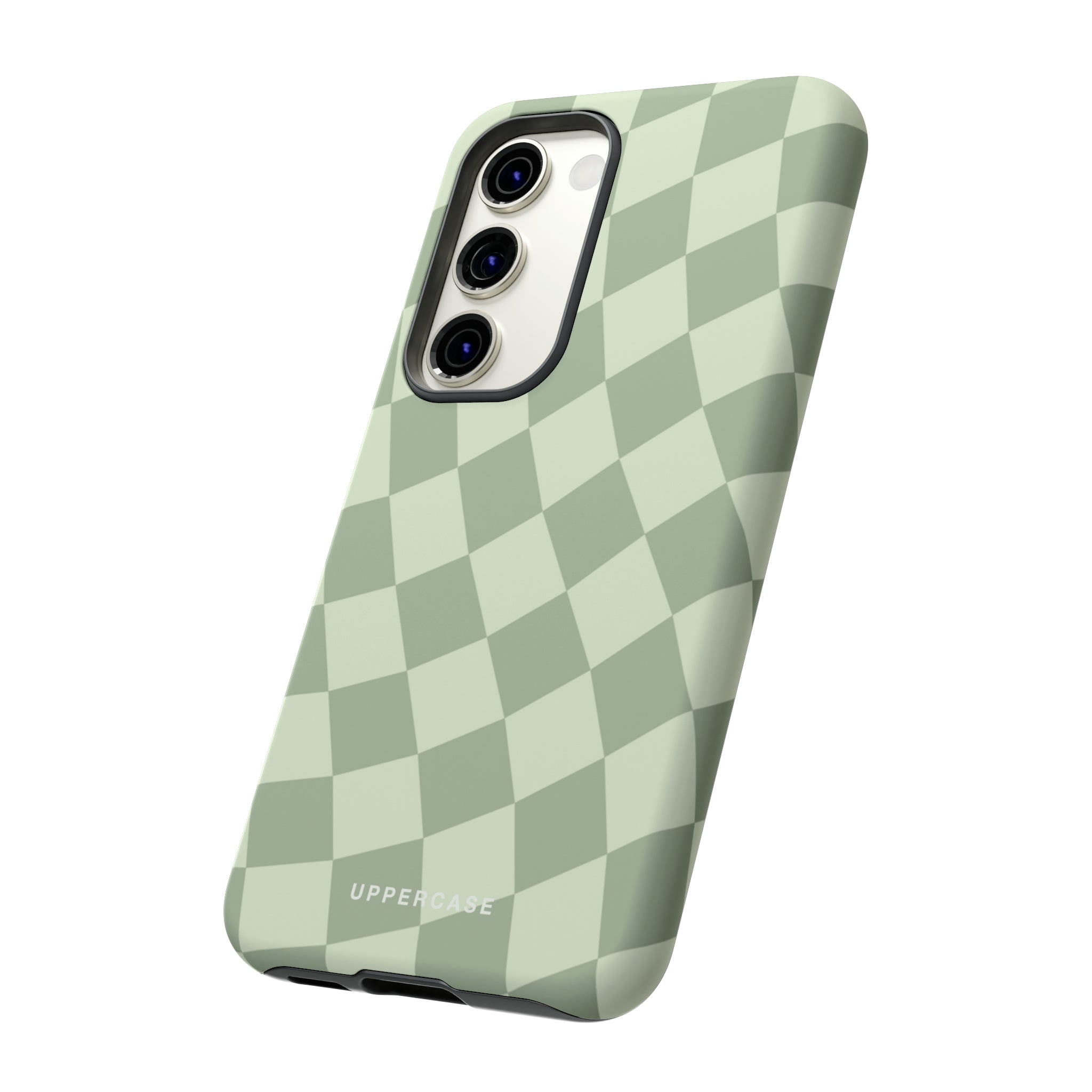 Wavy Check - Sage & Mint - Strong Case