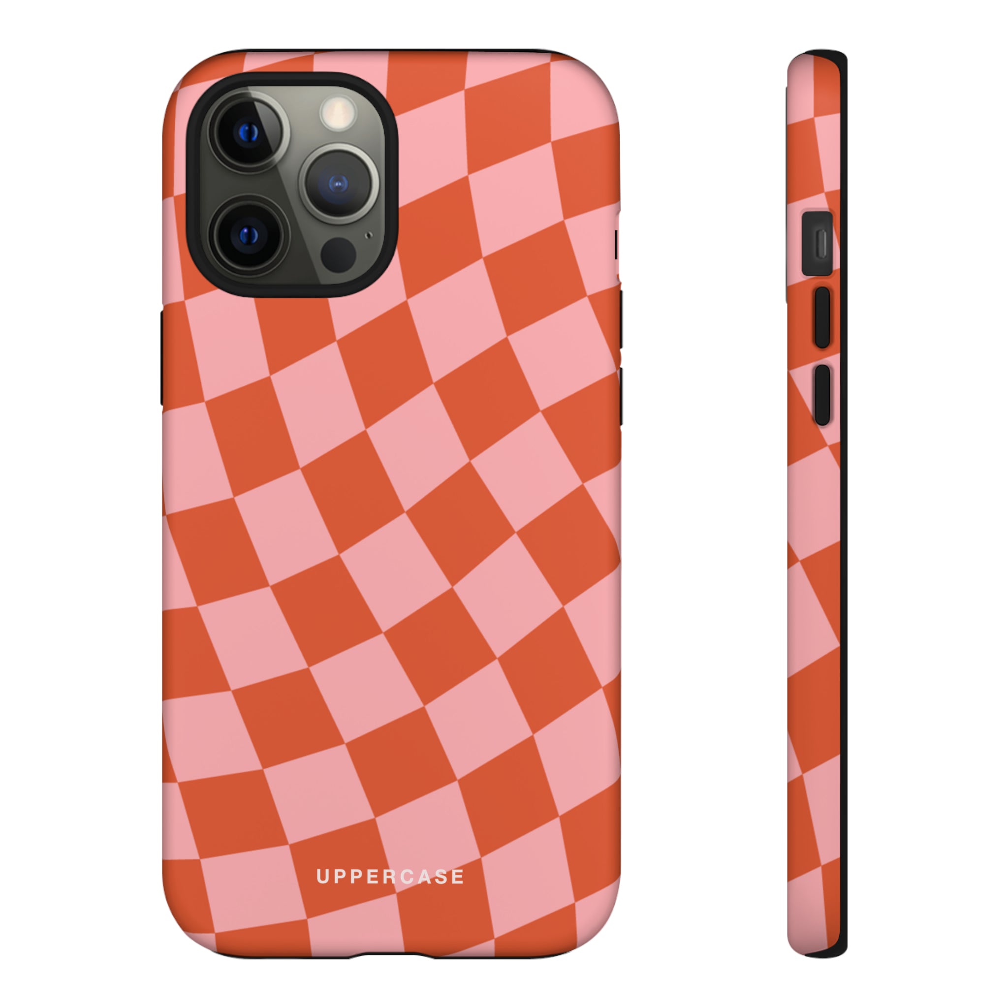 Wavy Check - Strawberry - Strong Case