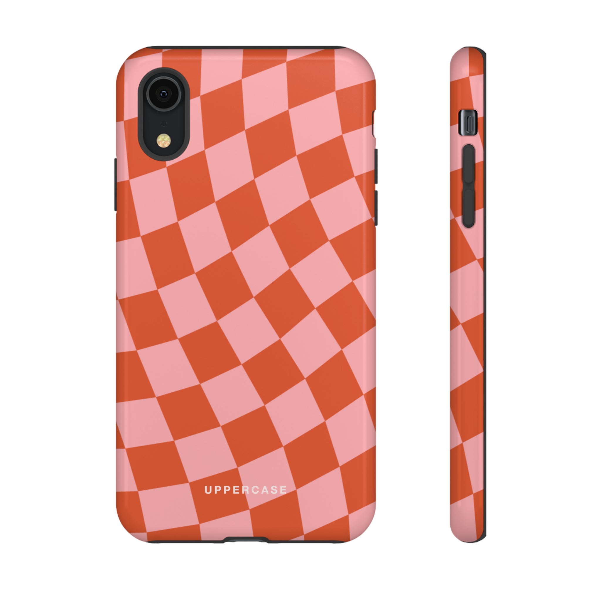 Wavy Check - Strawberry - Strong Case