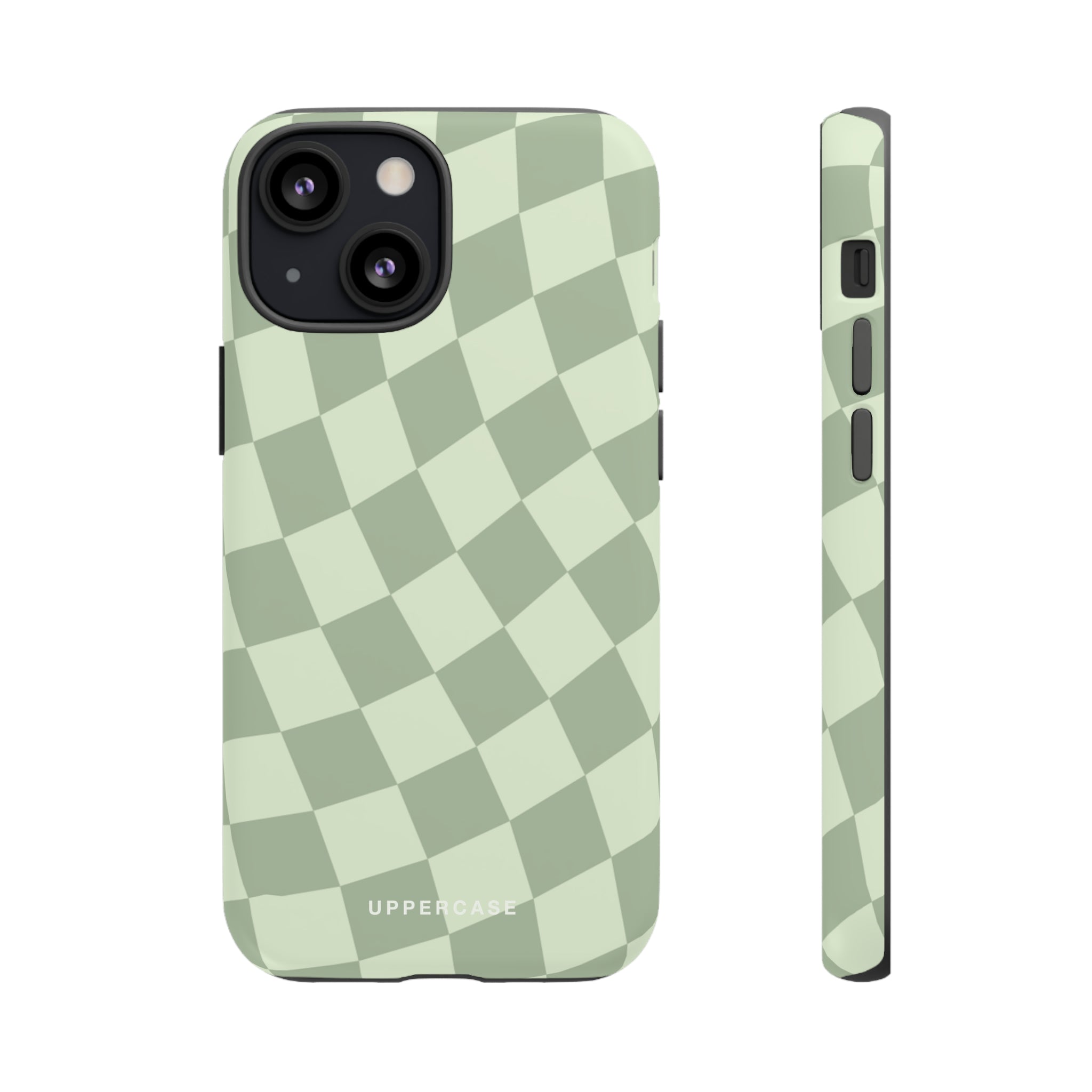 Wavy Check - Sage & Mint - Strong Case