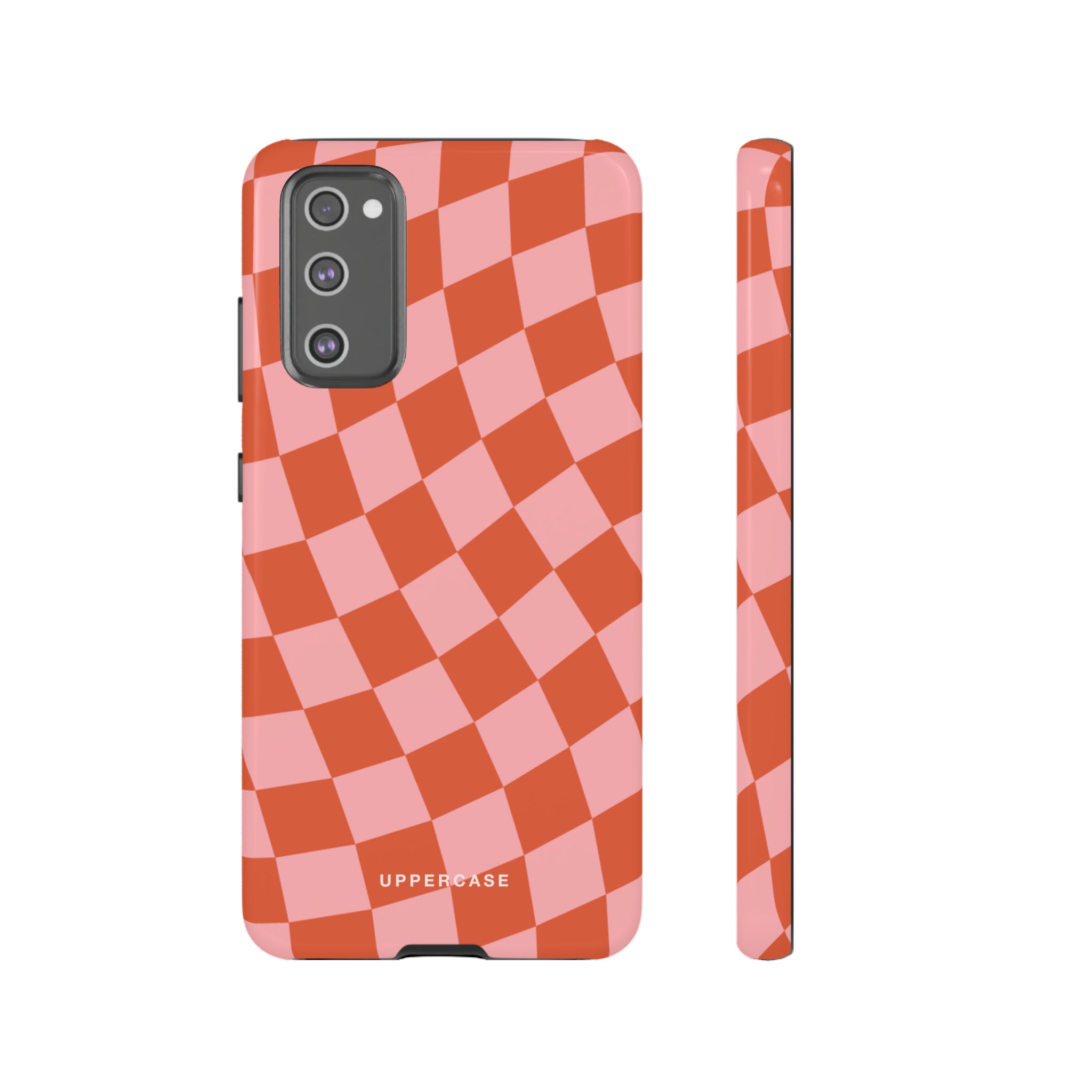 Wavy Check - Strawberry - Strong Case