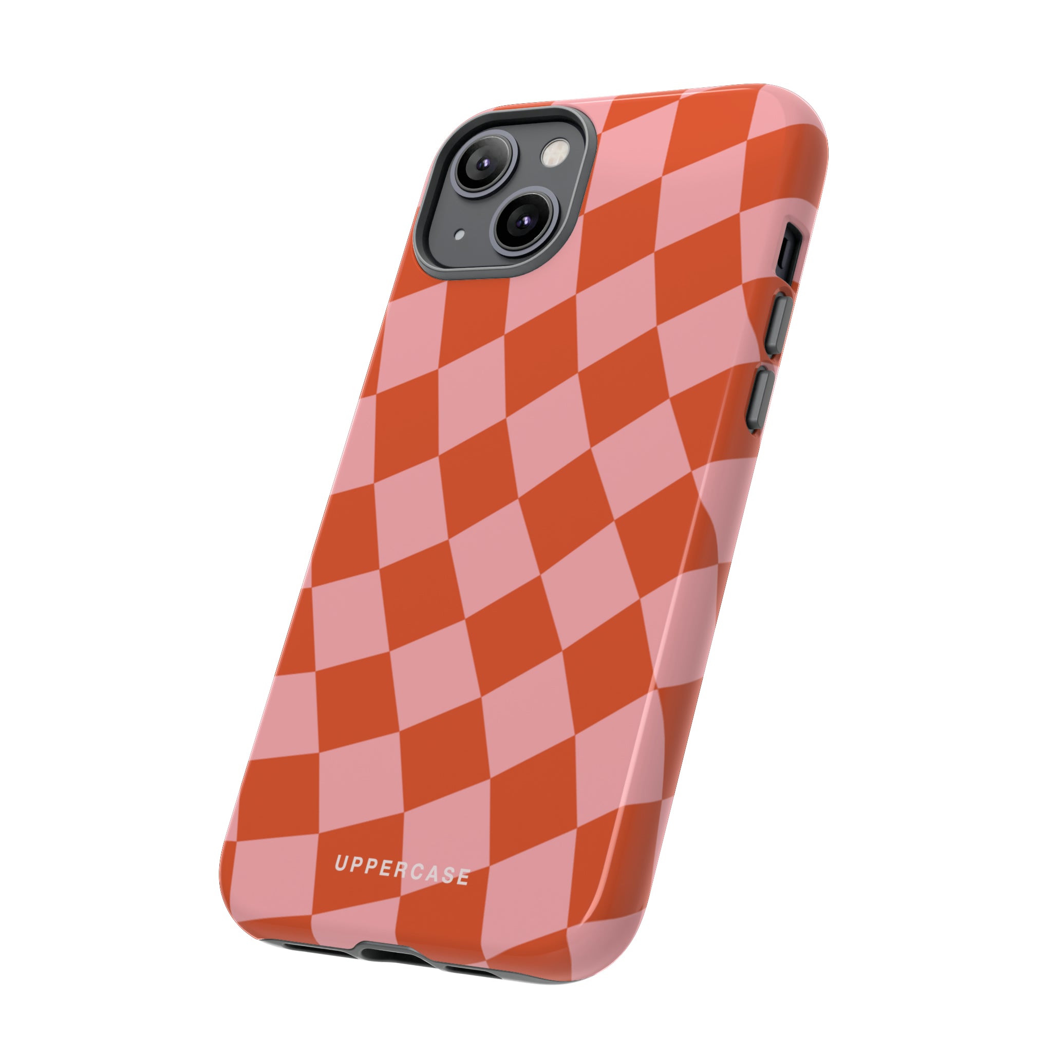 Wavy Check - Strawberry - Strong Case