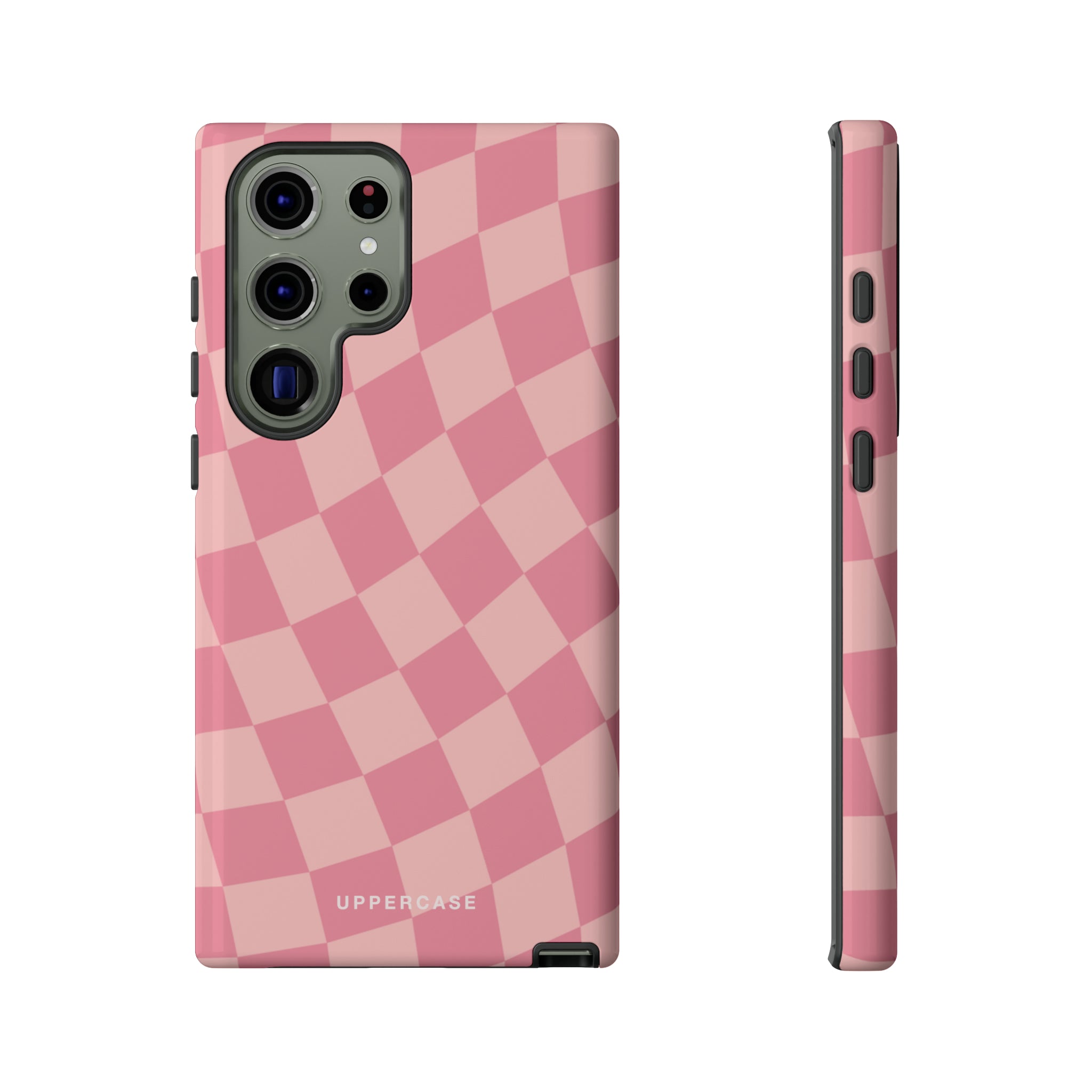 Wavy Check - Modern Pink - Strong Case