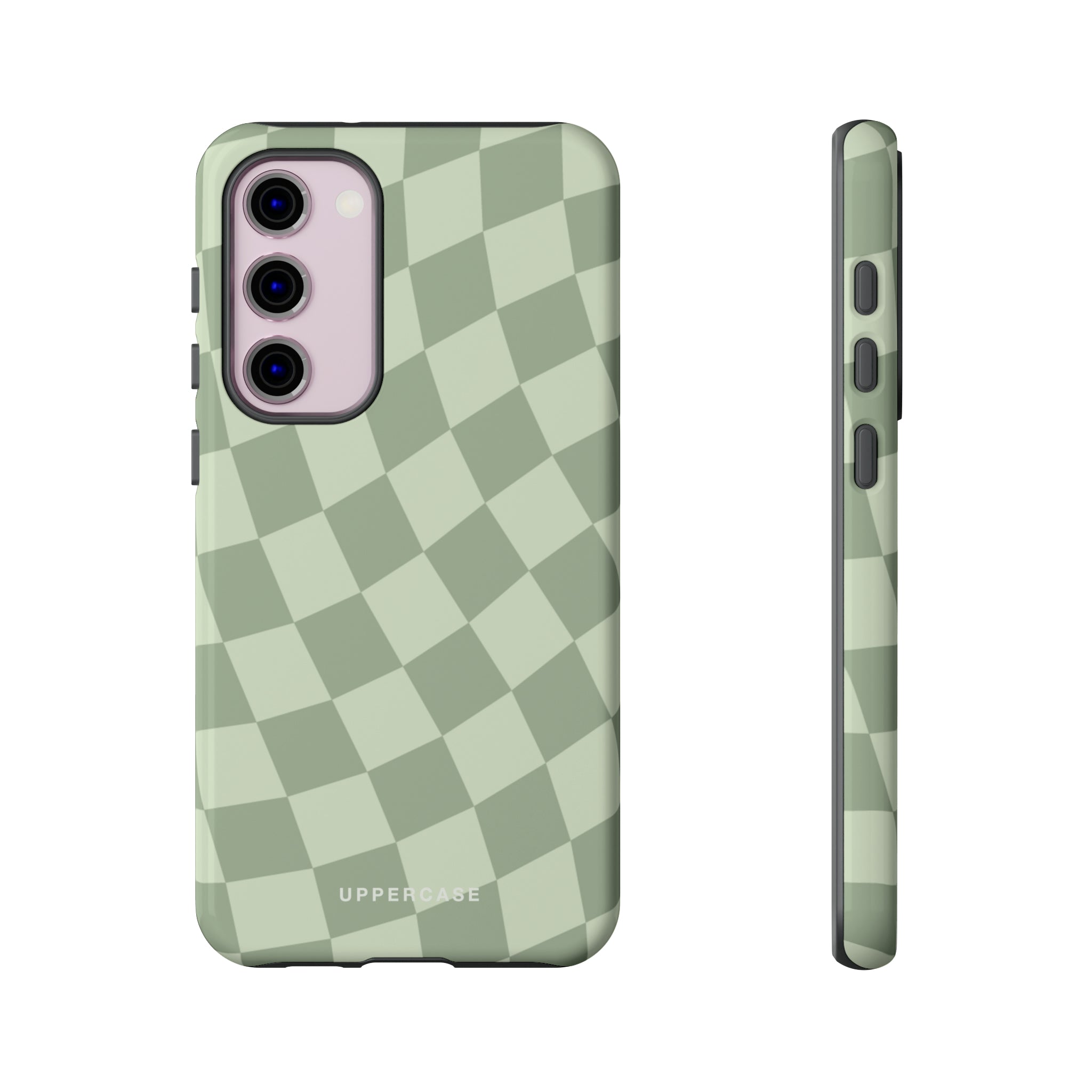 Wavy Check - Sage & Mint - Strong Case