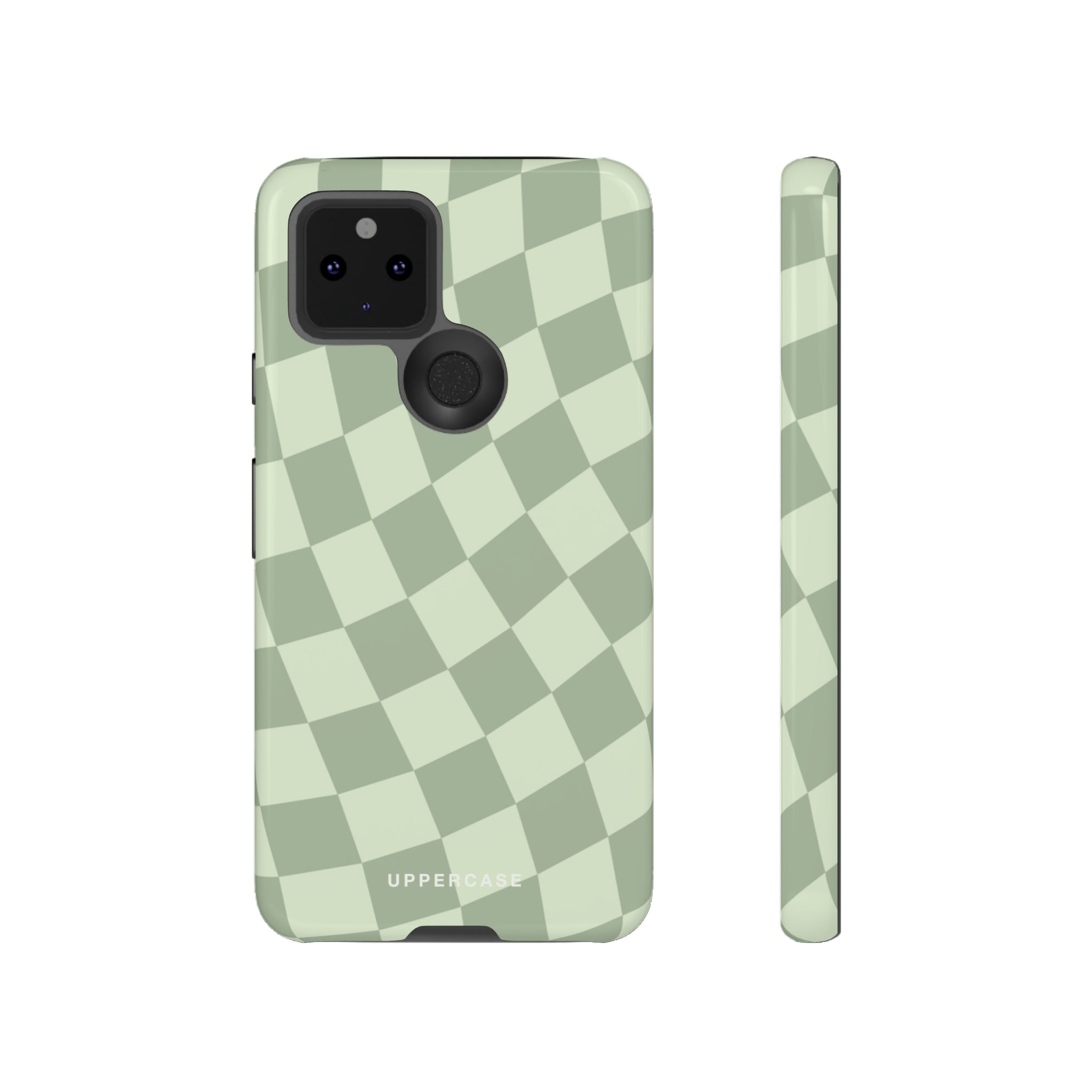 Wavy Check - Sage & Mint - Strong Case