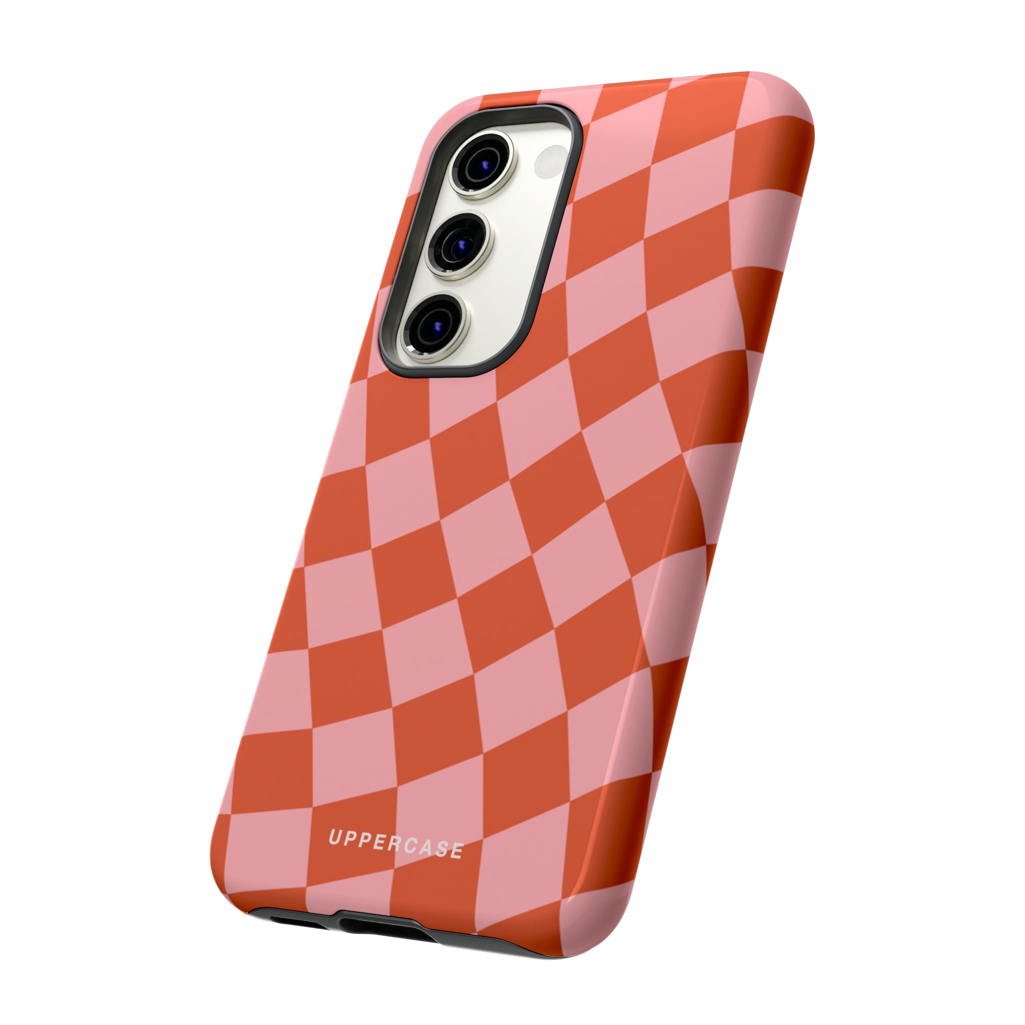 Wavy Check - Strawberry - Strong Case