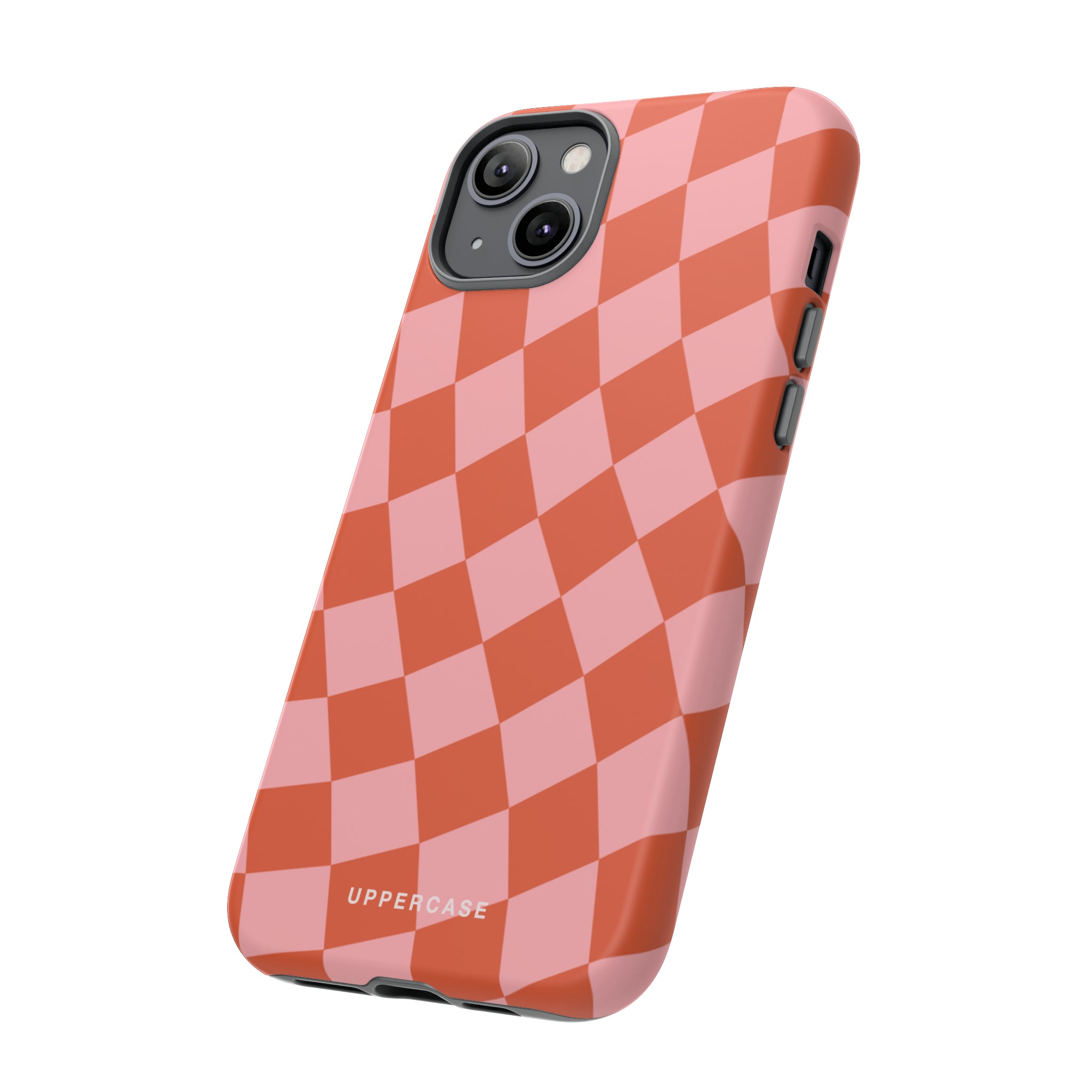 Wavy Check - Strawberry - Strong Case