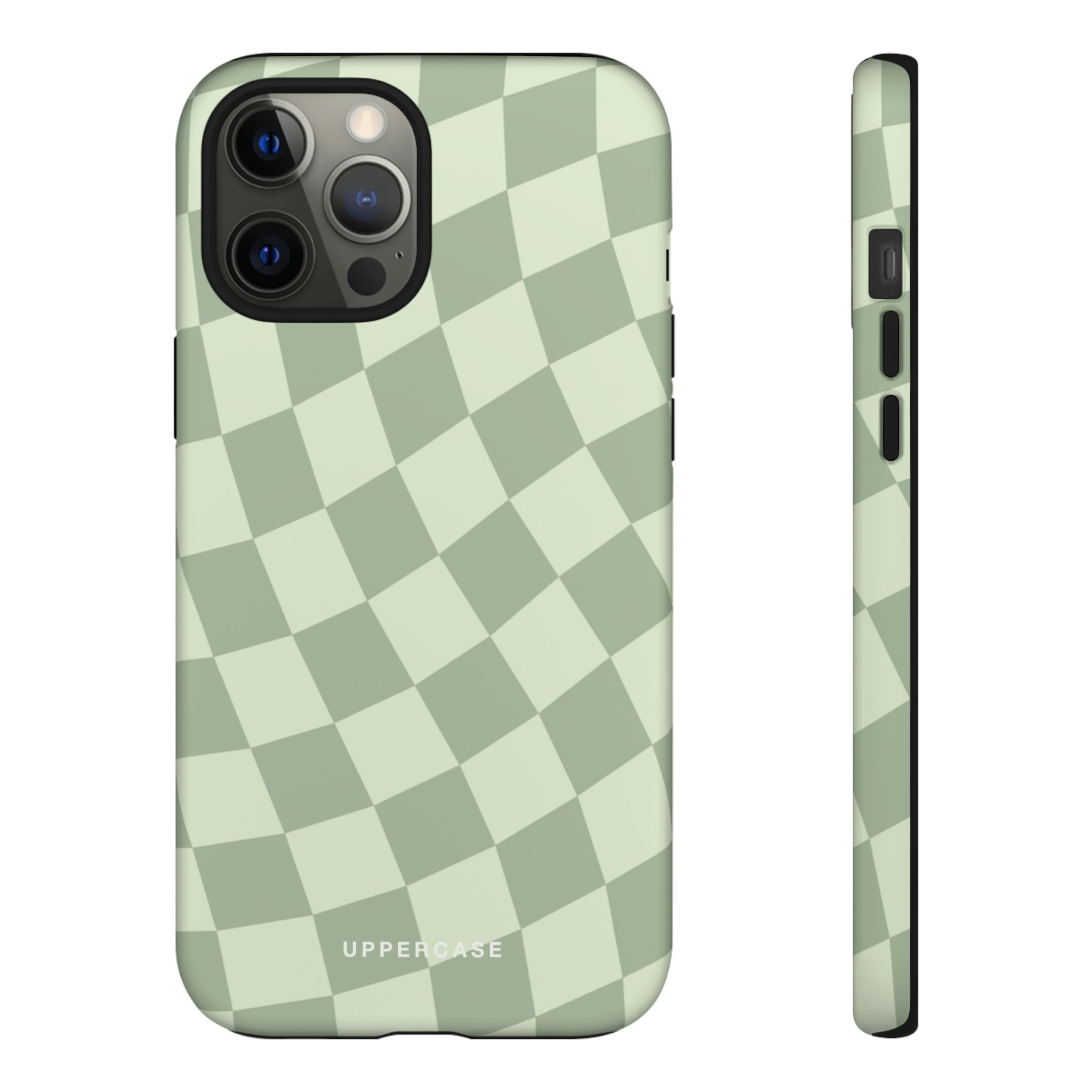 Wavy Check - Sage & Mint - Strong Case