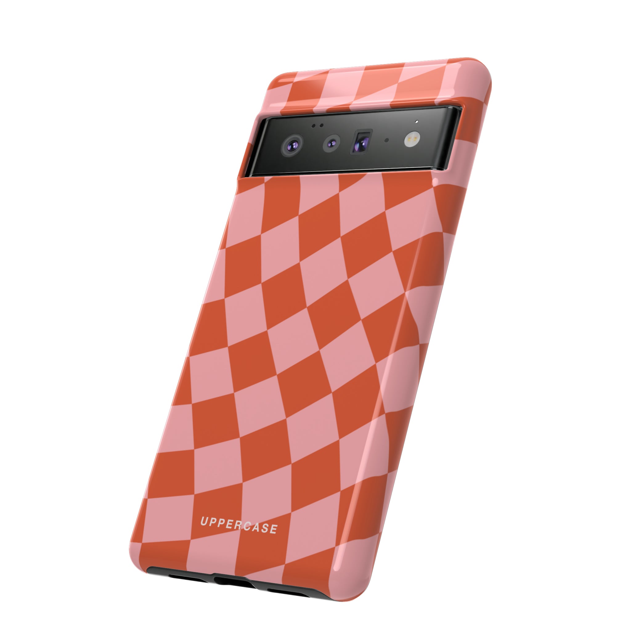 Wavy Check - Strawberry - Strong Case