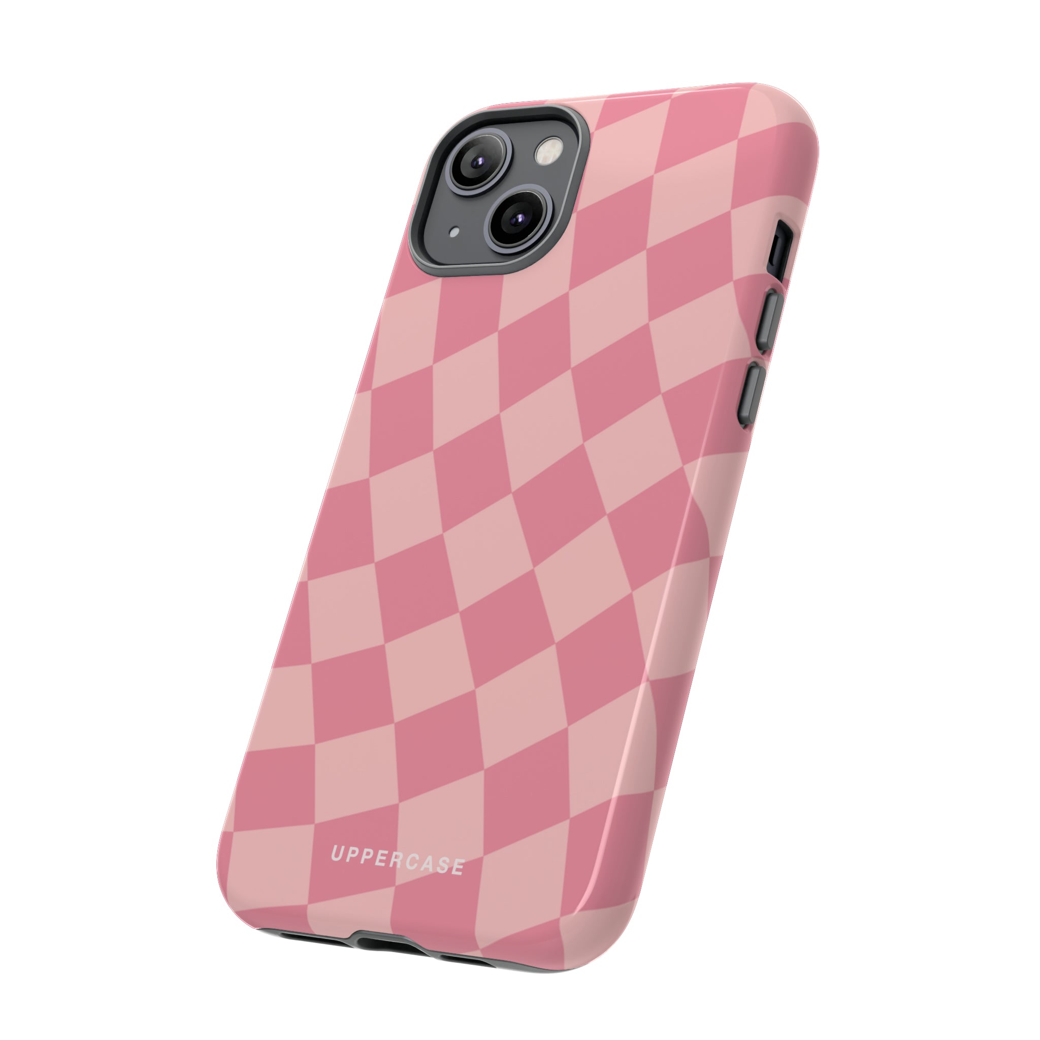 Wavy Check - Modern Pink - Strong Case