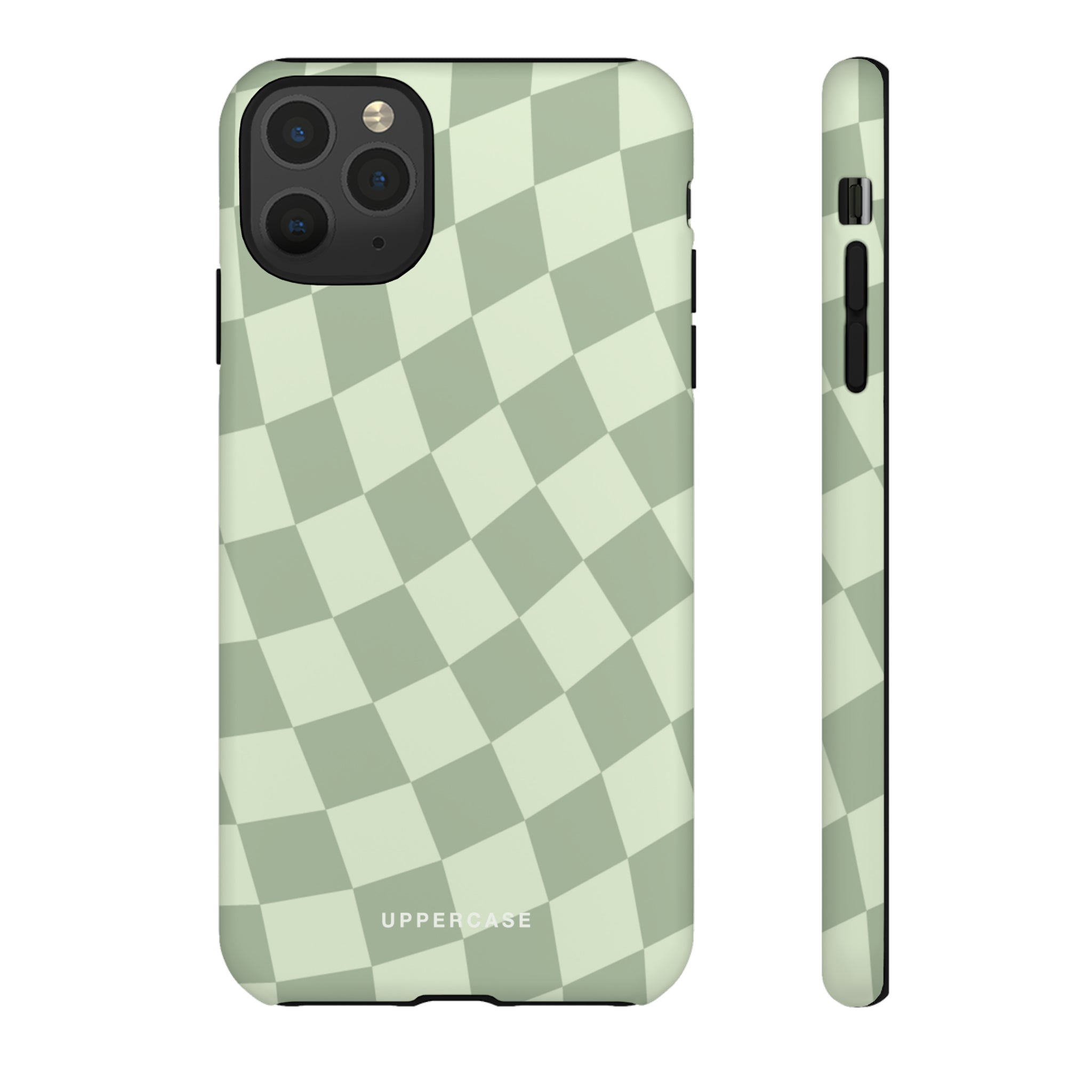 Wavy Check - Sage & Mint - Strong Case