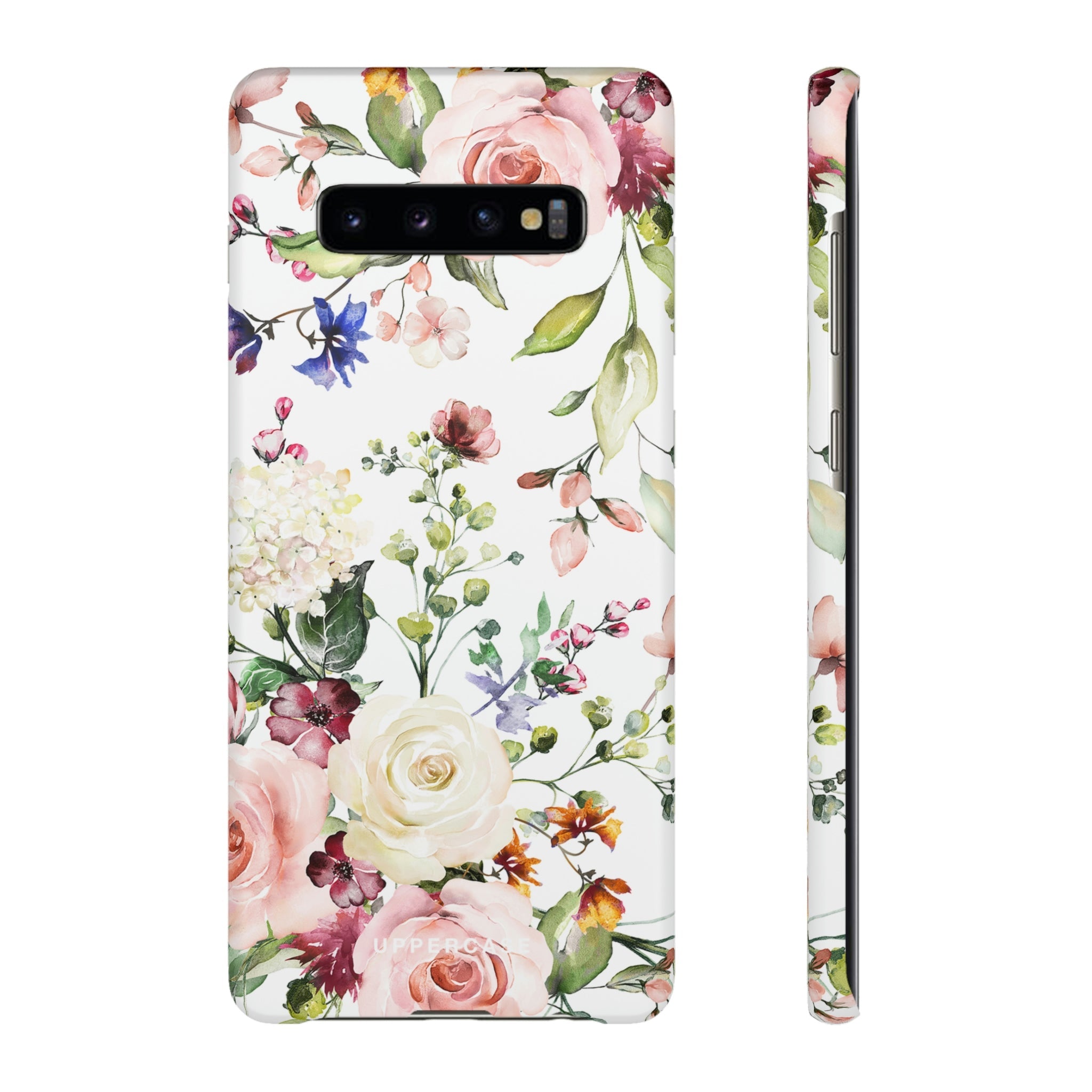 Floral Bliss - White - Snap Case