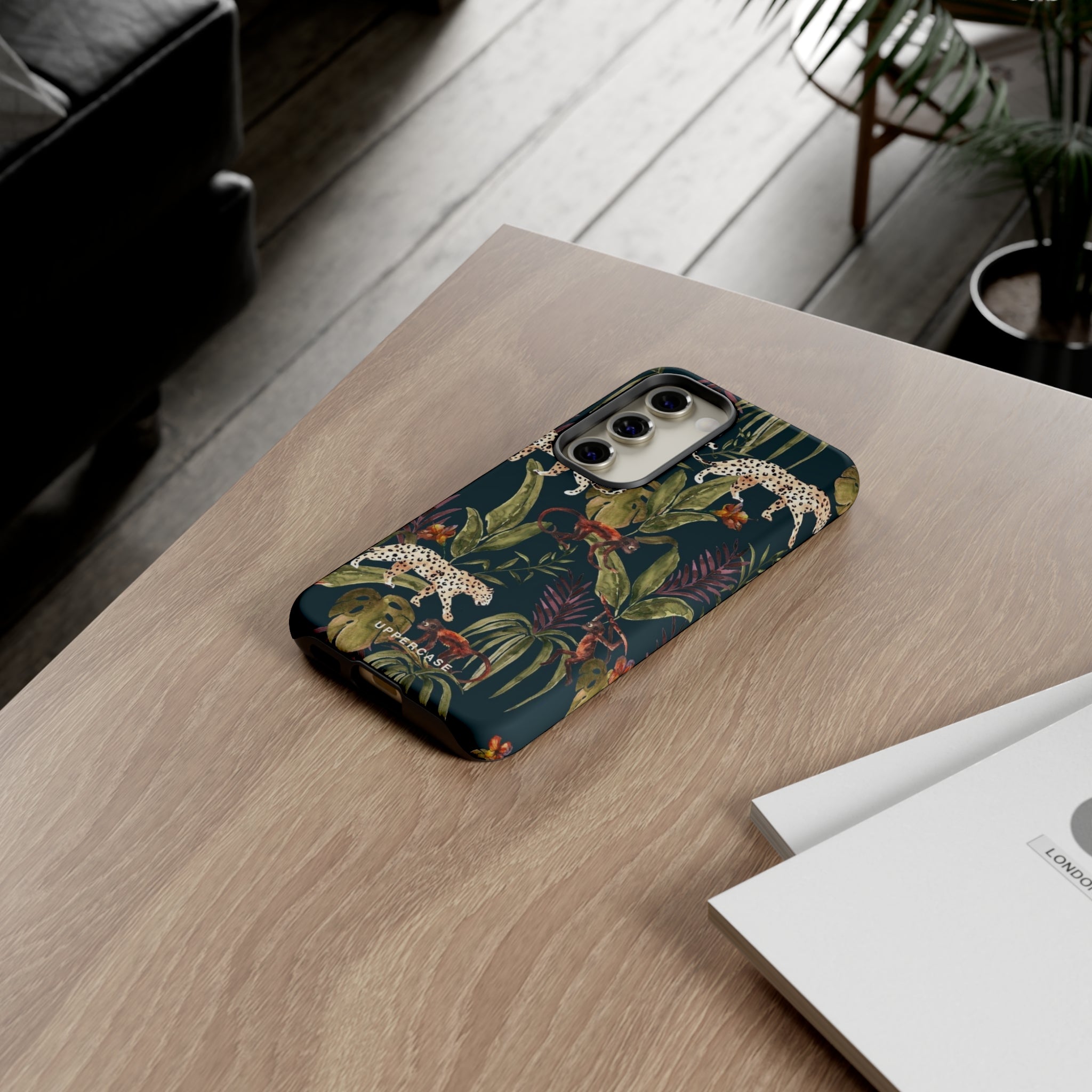 Leopard Prowl - Forest - Personalised Strong Case