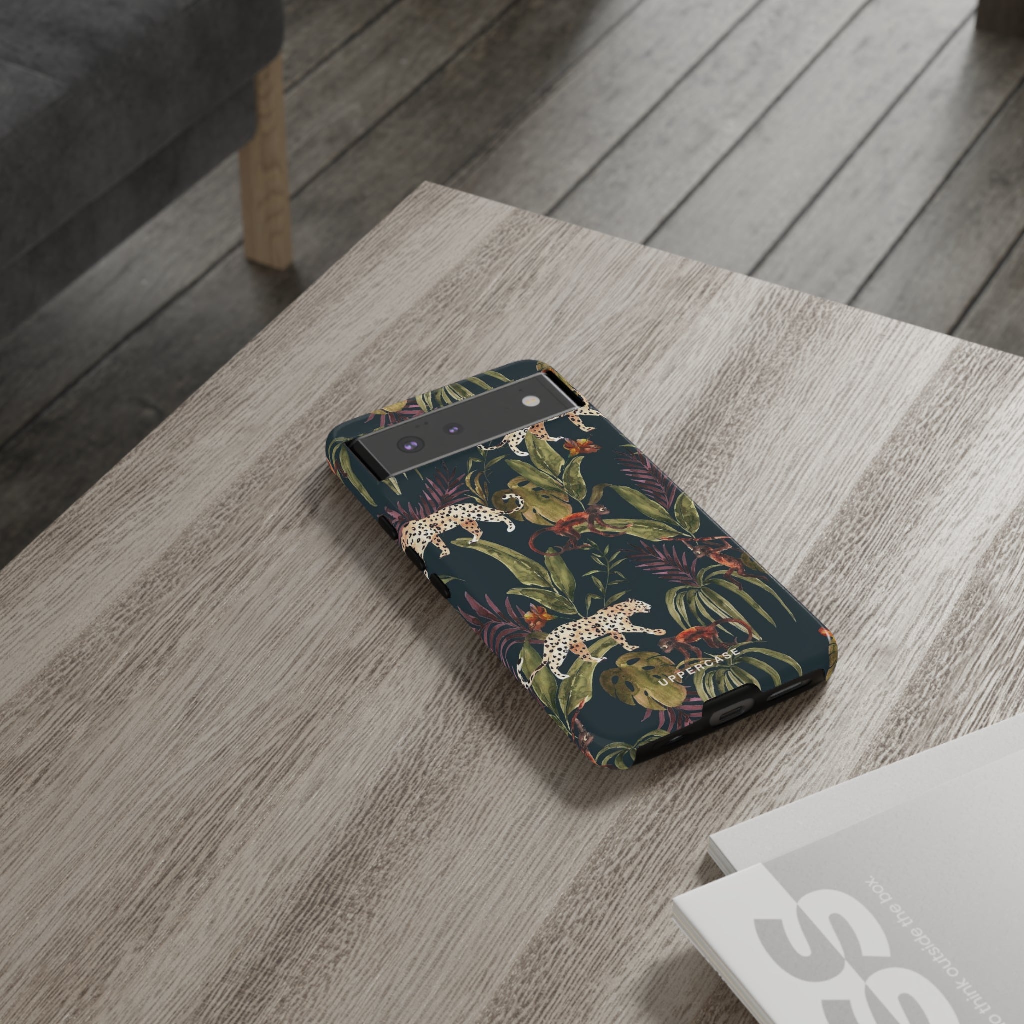 Leopard Prowl - Forest - Personalised Strong Case