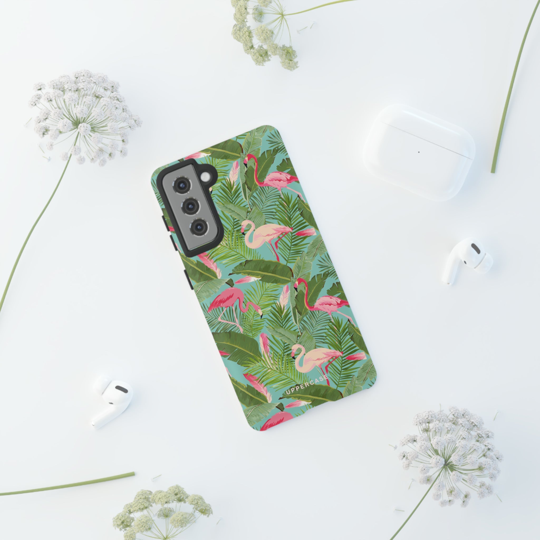 Flamingo Forest - Personalised Strong Case