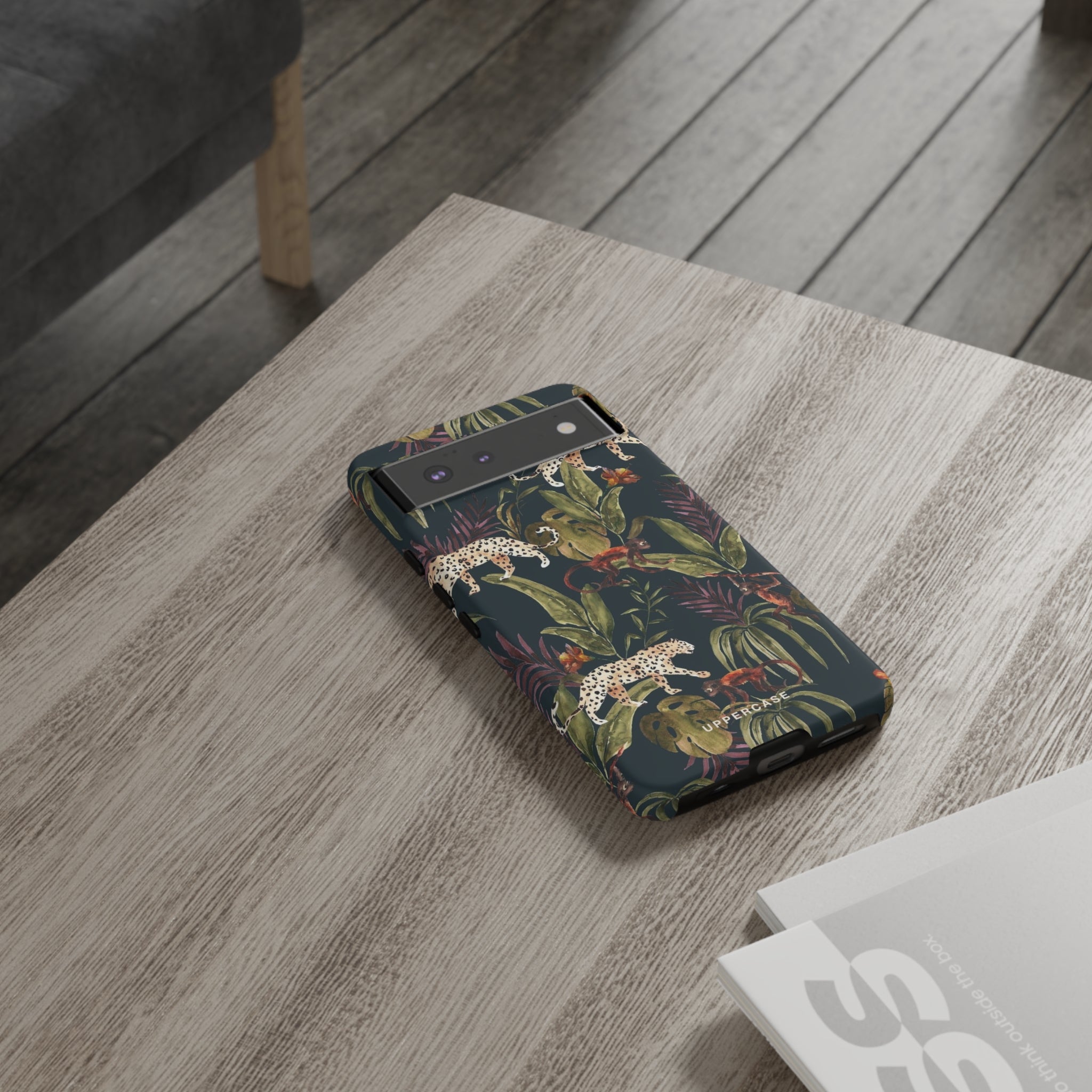 Leopard Prowl - Forest - Personalised Strong Case