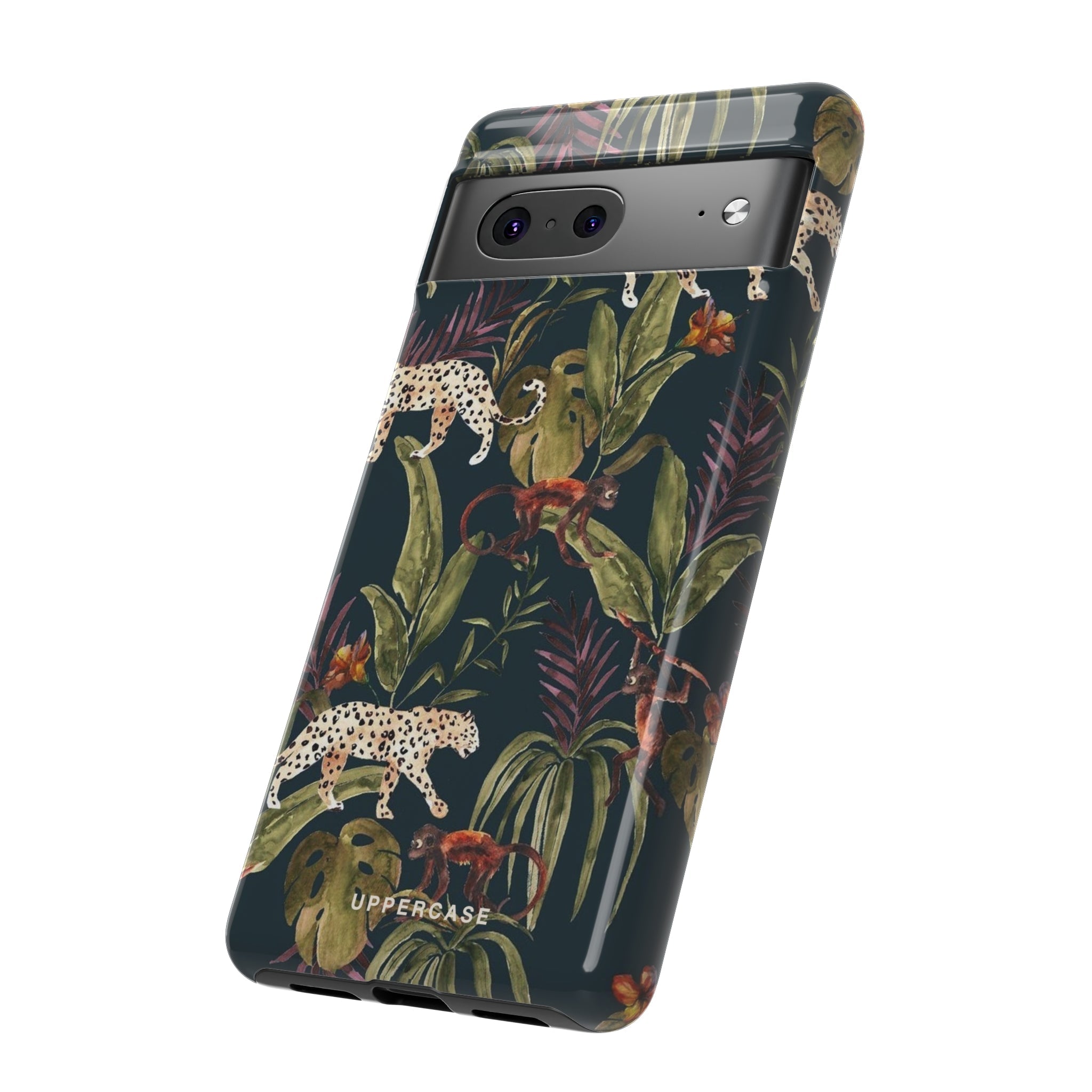 Leopard Prowl - Forest - Personalised Strong Case