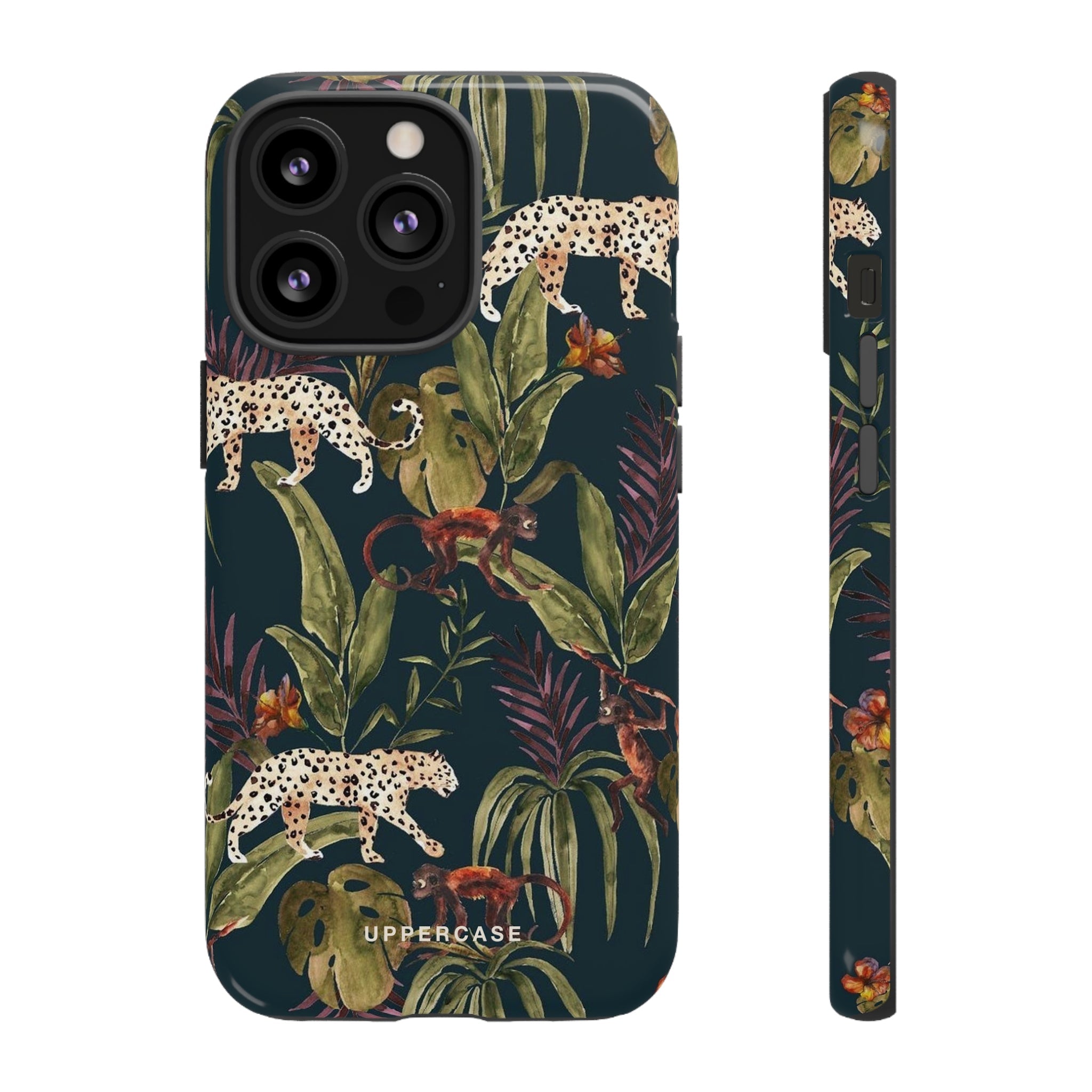 Leopard Prowl - Forest - Personalised Strong Case