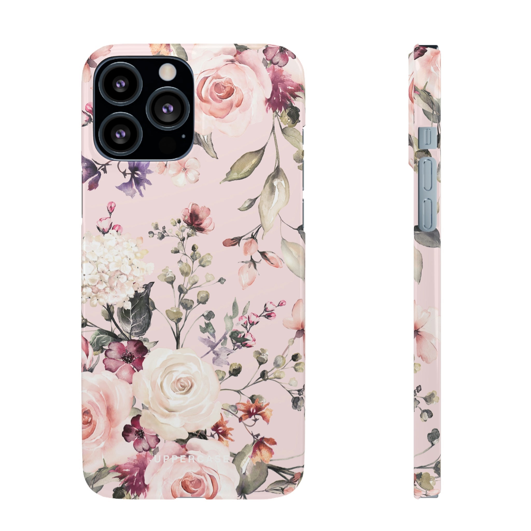 Floral Bliss - Pink - Snap Case