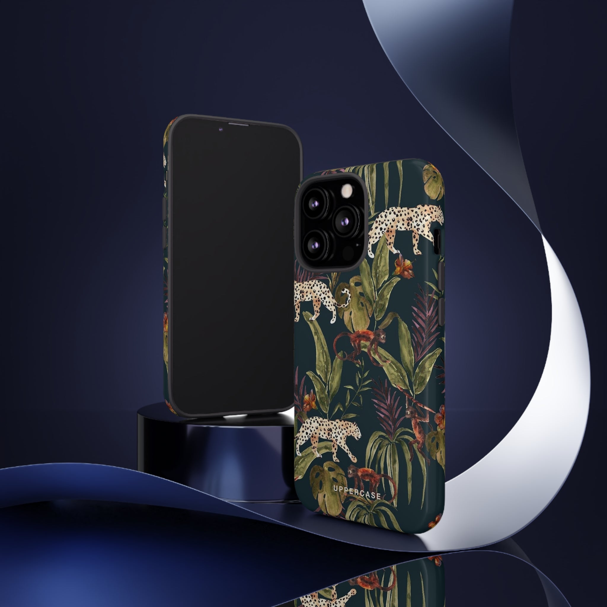 Leopard Prowl - Forest - Personalised Strong Case