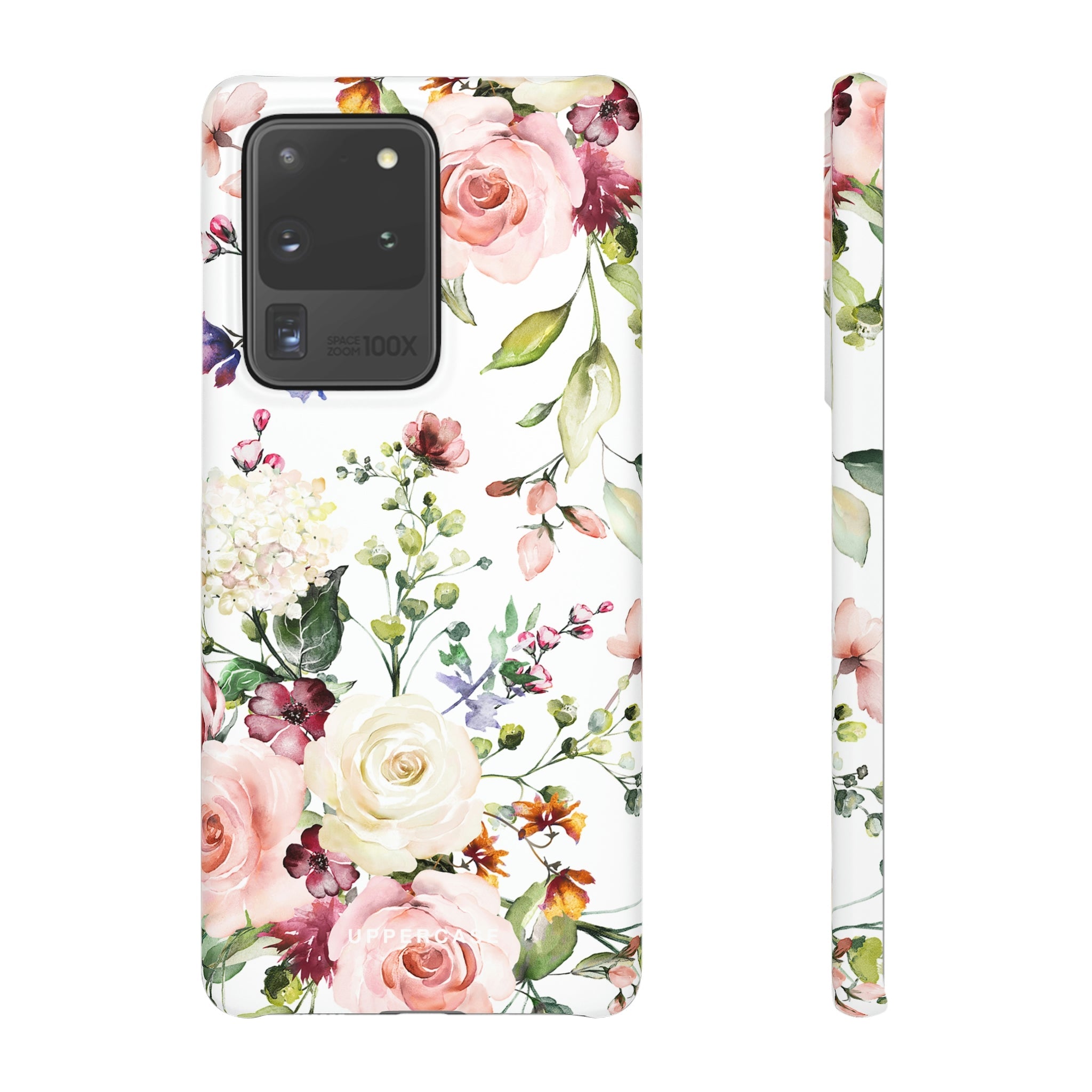 Floral Bliss - White - Snap Case